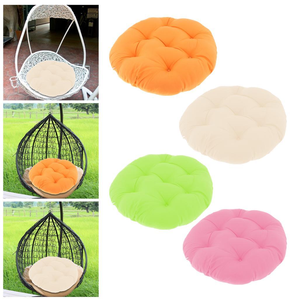 Hanging Chair Cushion Round Garden Pod Chair Mat for Home Garden Indoor beige