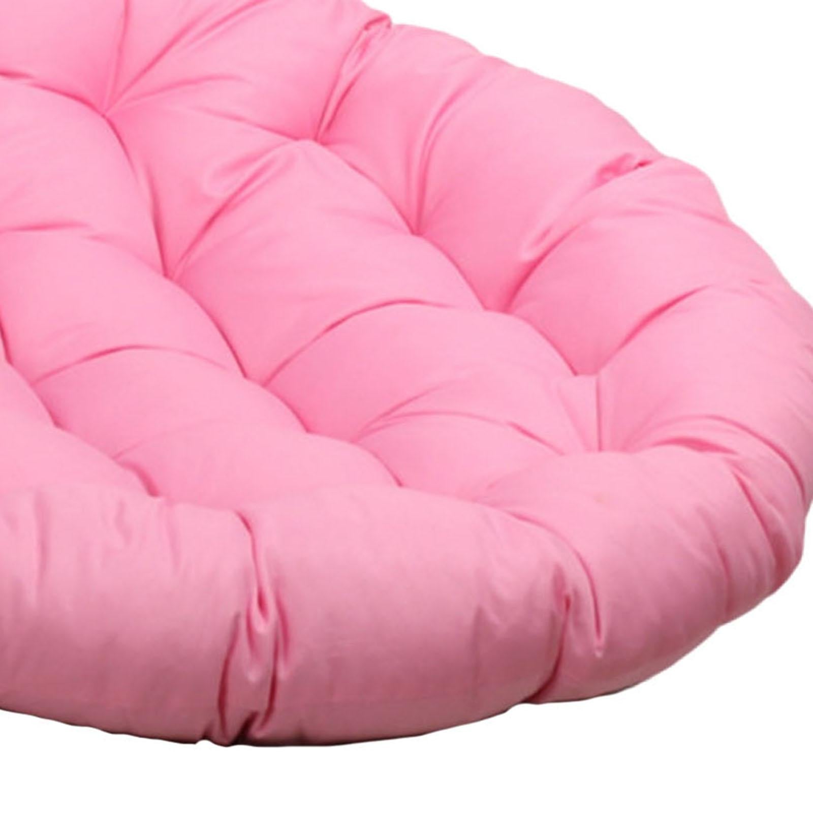 Hanging Chair Cushion Round Garden Pod Chair Mat for Home Garden Indoor pink