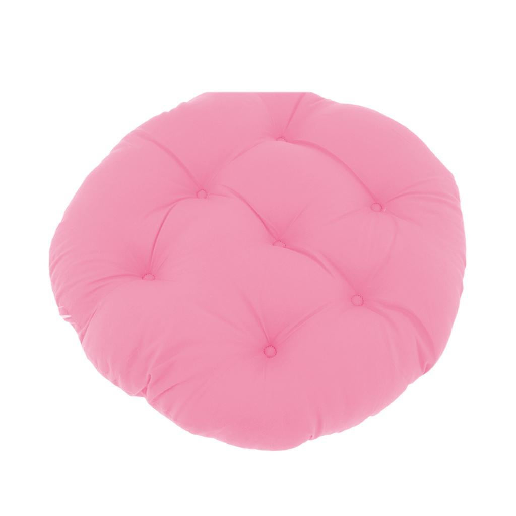 Hanging Chair Cushion Round Garden Pod Chair Mat for Home Garden Indoor pink