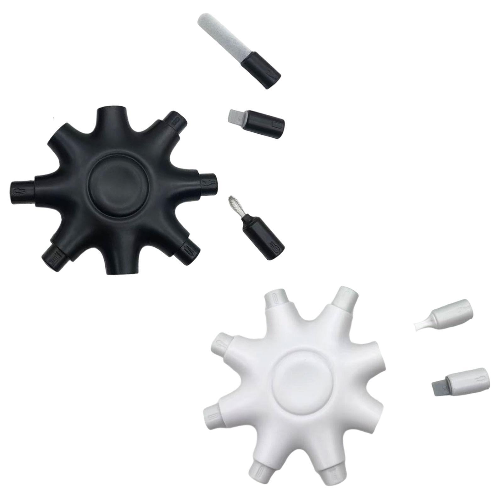 Phone Pad Charging Port Cleaning Kit for Cell Phone Tech Devices white