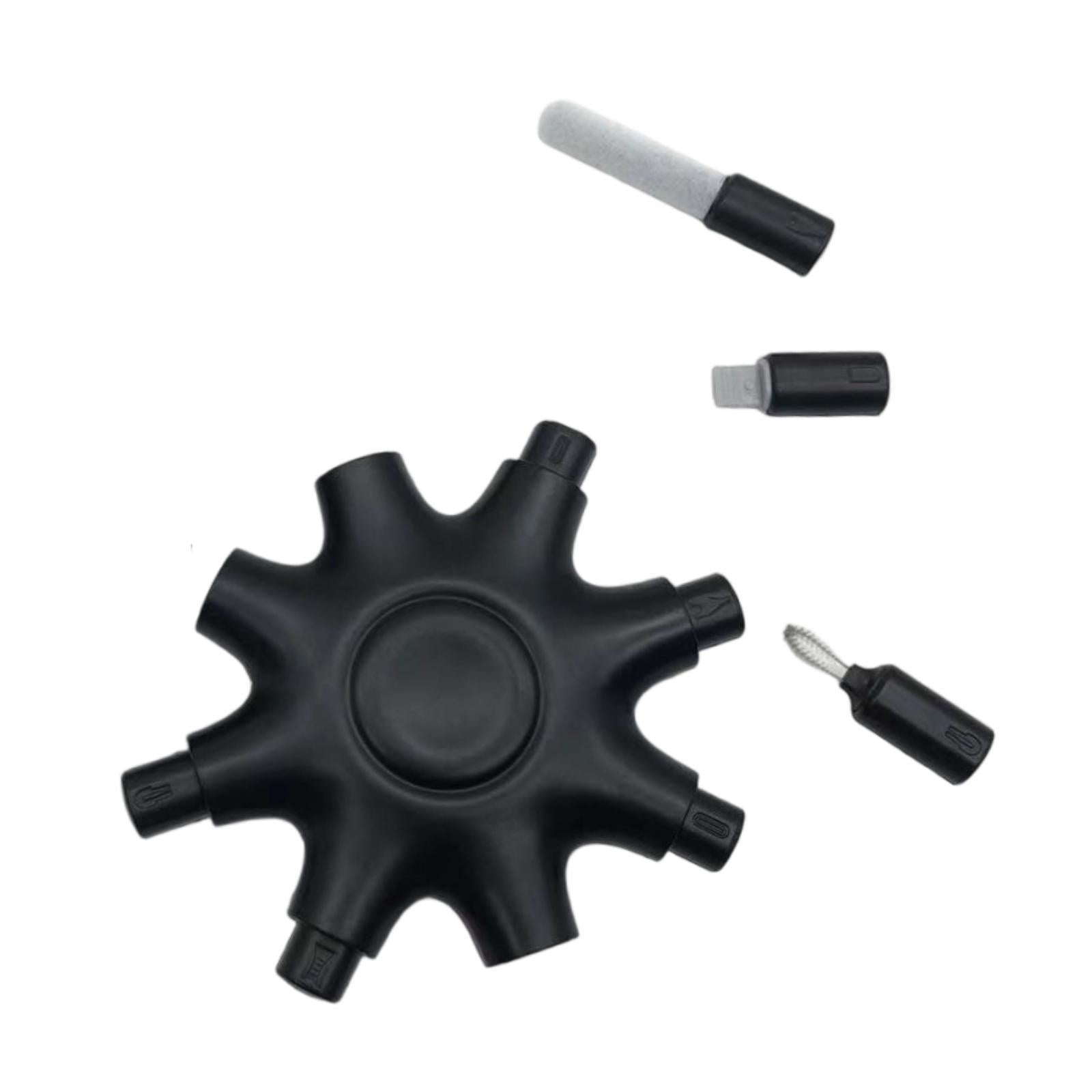 Phone Pad Charging Port Cleaning Kit for Cell Phone Tech Devices black