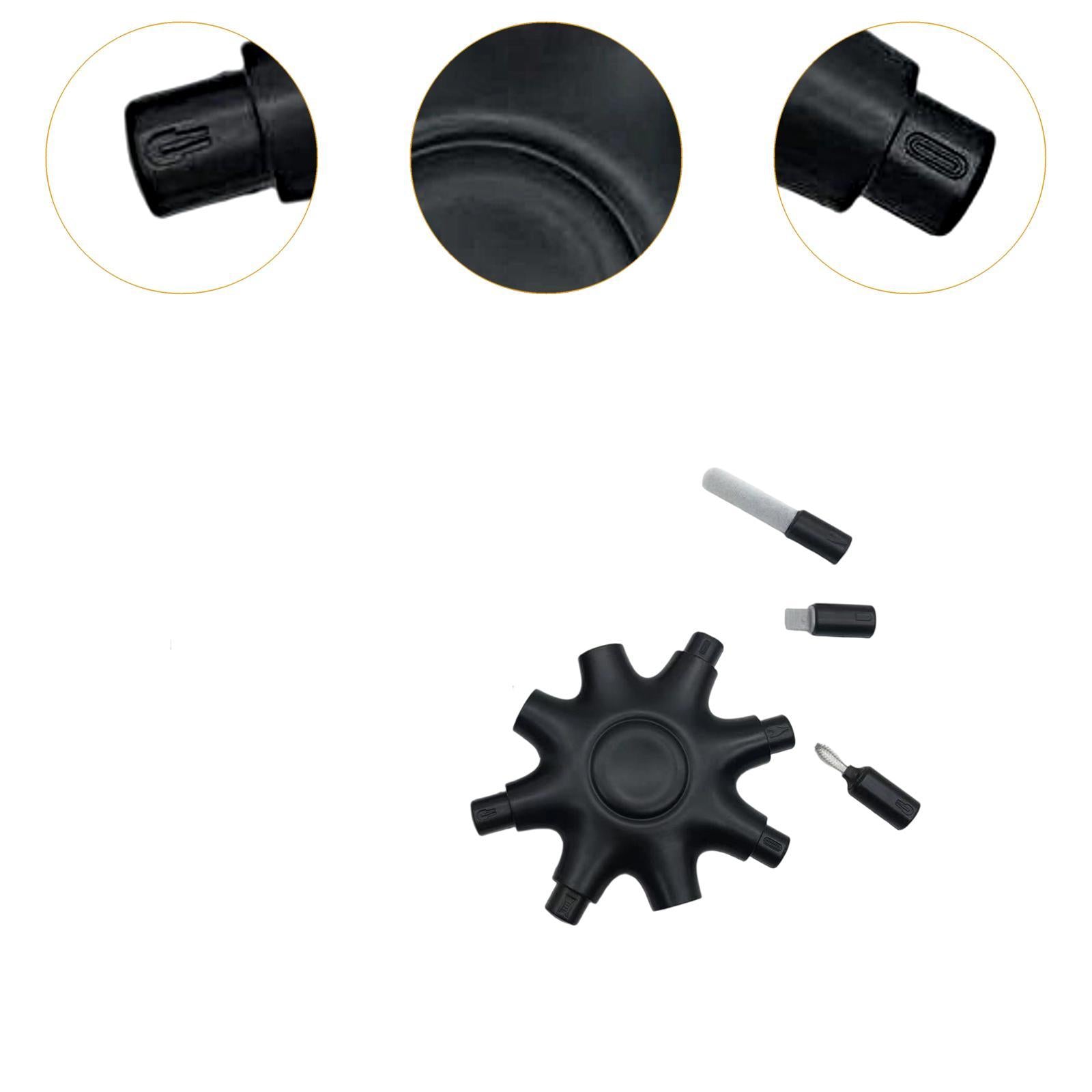 Phone Pad Charging Port Cleaning Kit for Cell Phone Tech Devices black