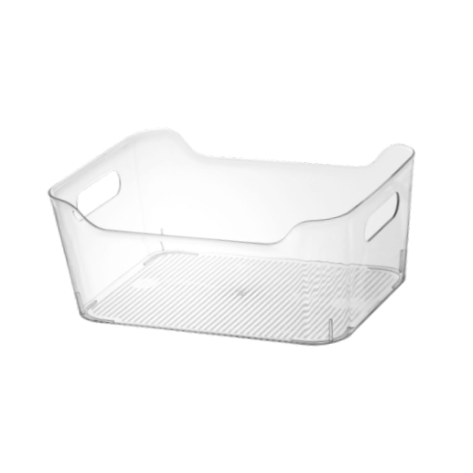 Desktop Storage Box Rack Multipurpose Transparent for Vanity Cabinet Jewelry 27.3cmx19.2cmx12.5cm