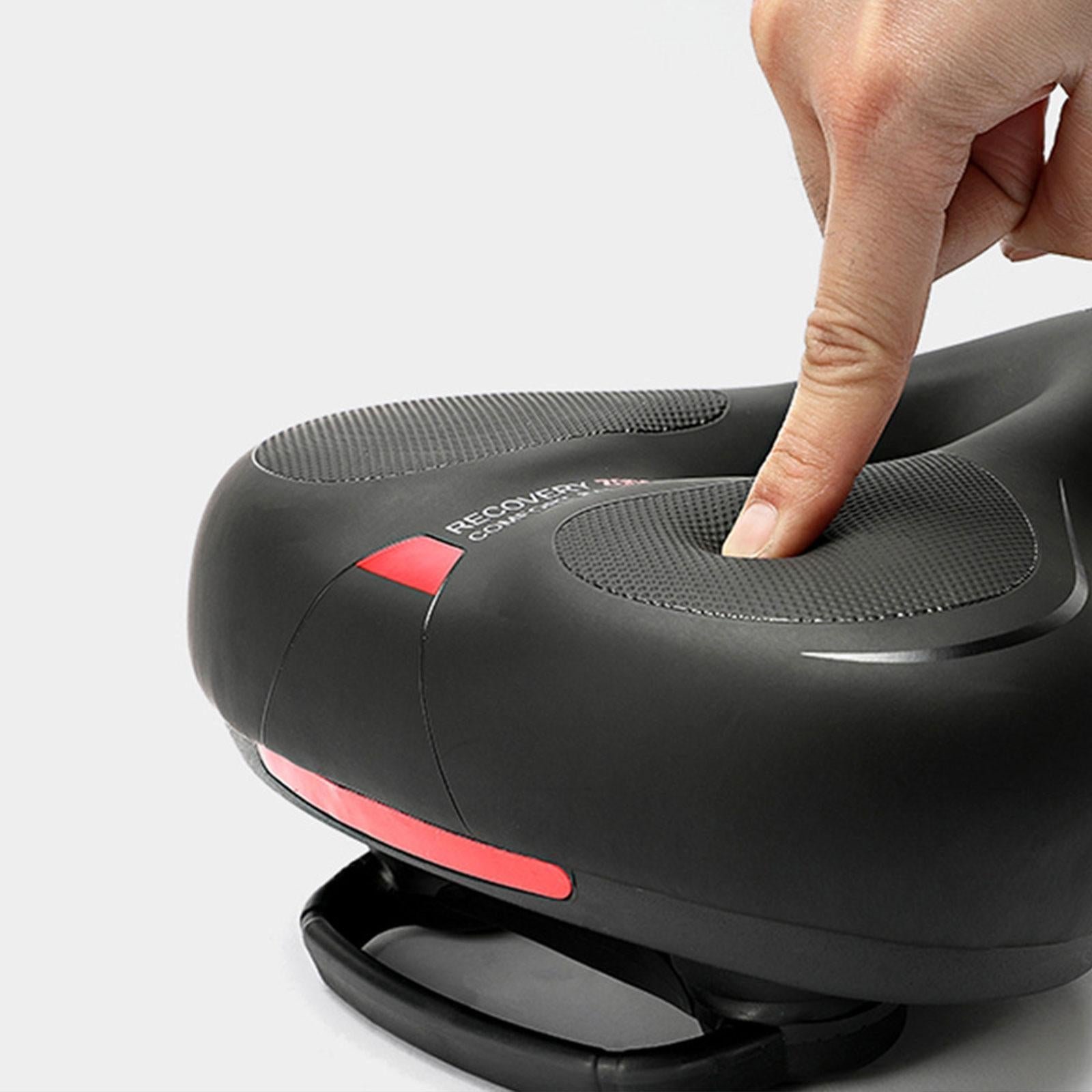 Bike Saddle Multiuse Easy Installation Ergonomic Bicycle Seat for Road Bikes Black Red