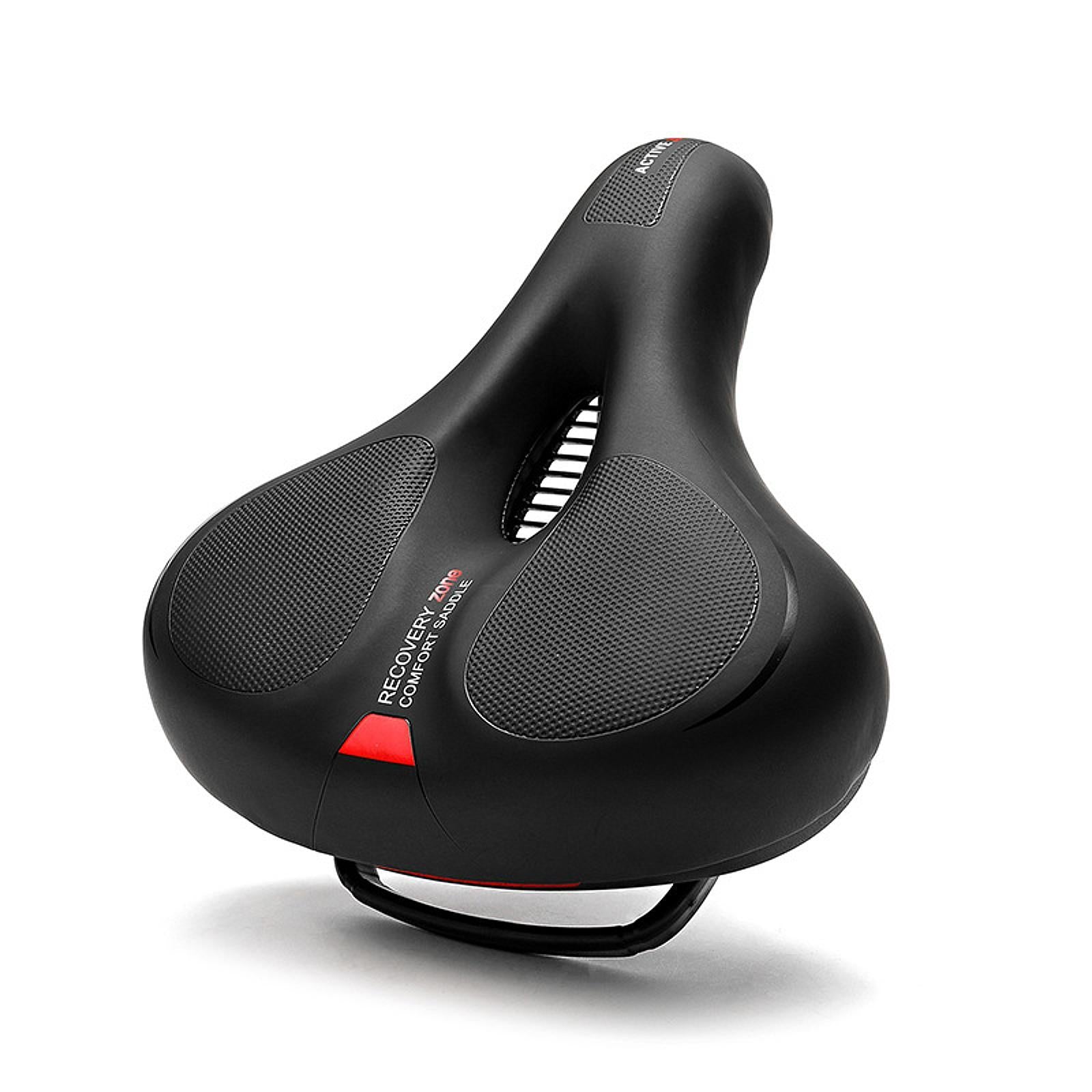 Bike Saddle Multiuse Easy Installation Ergonomic Bicycle Seat for Road Bikes Black Red