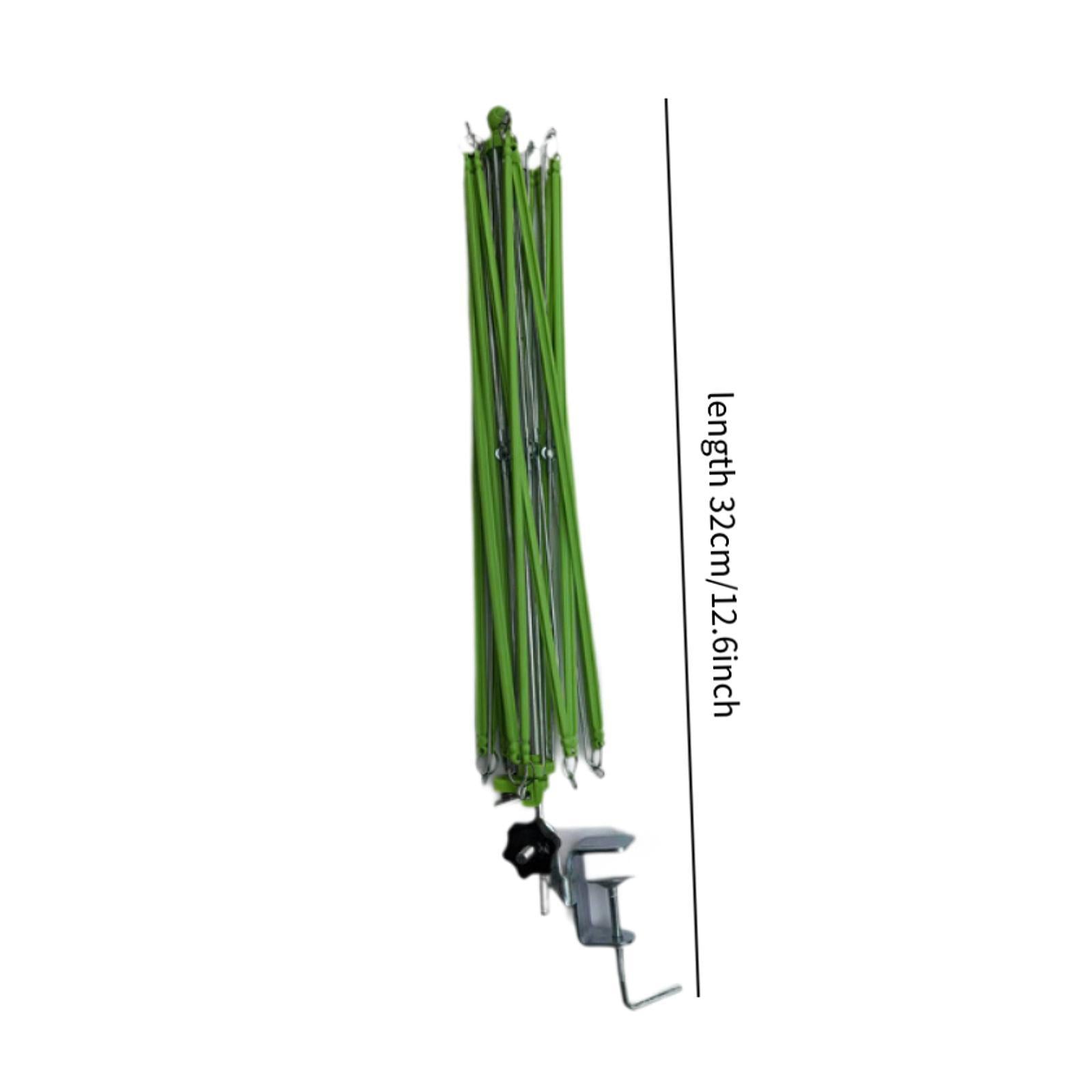 Umbrella Swift Yarn Winder DIY Craft Folded Crafts Handmade Yarn Ball Winder Green