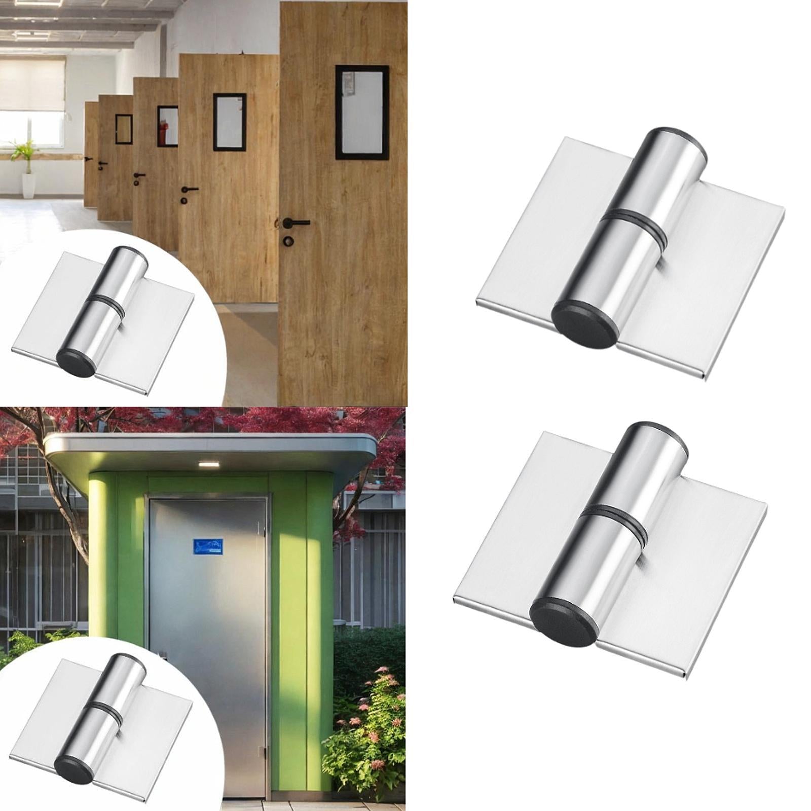 2x Public Toilet Hinge Restroom Partition Door Hinge for Hotel Shopping Mall left