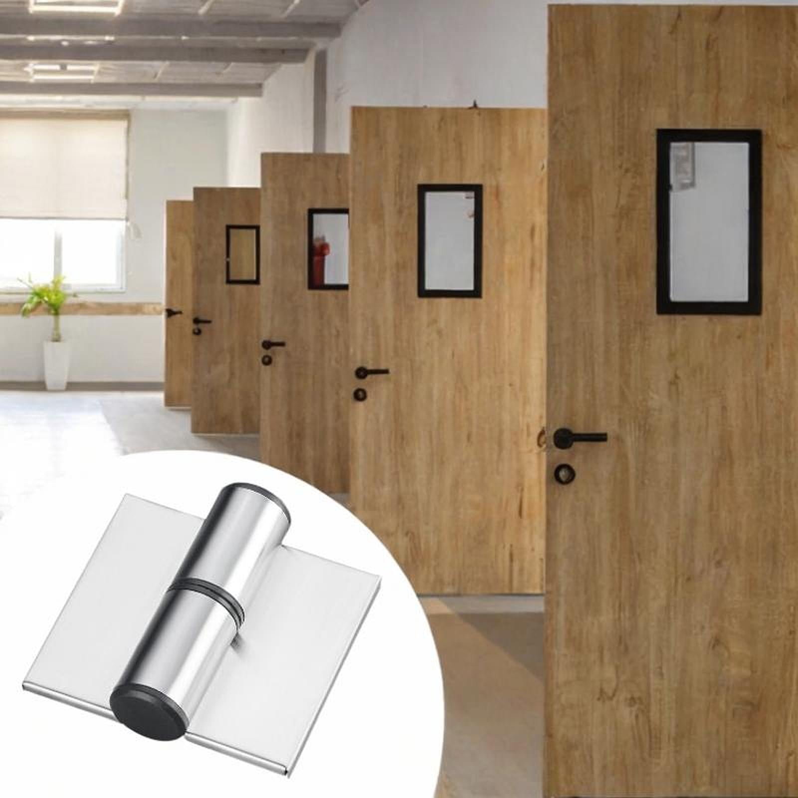 2x Public Toilet Hinge Restroom Partition Door Hinge for Hotel Shopping Mall right