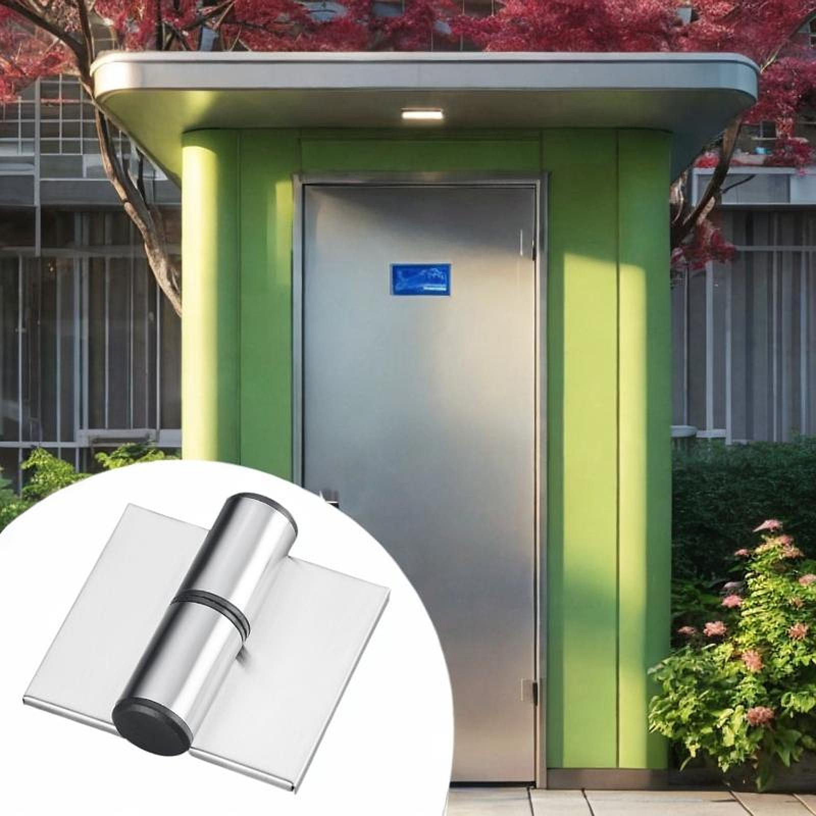 2x Public Toilet Hinge Restroom Partition Door Hinge for Hotel Shopping Mall right