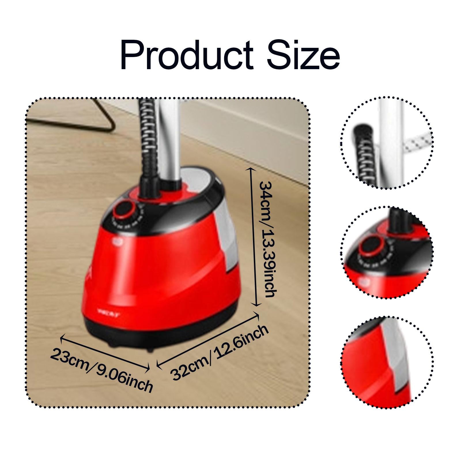 2000W Garment Steamer Ironing Machine Standing Clothes Steamer for Dorm Home