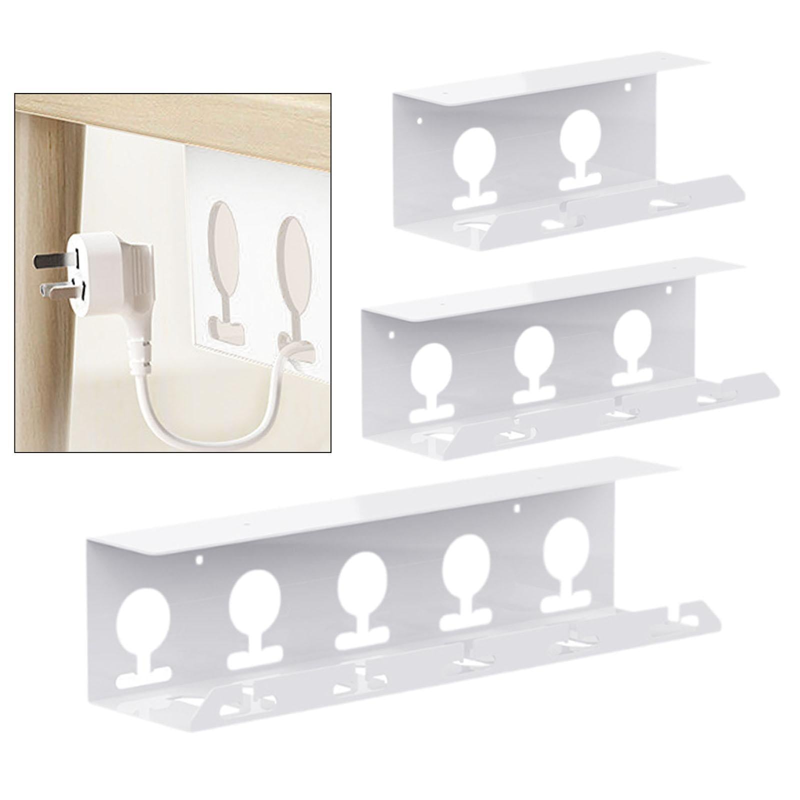 Under Desk Cable Organizer Wire Management Tray for Cable Storage Home Table 30cm