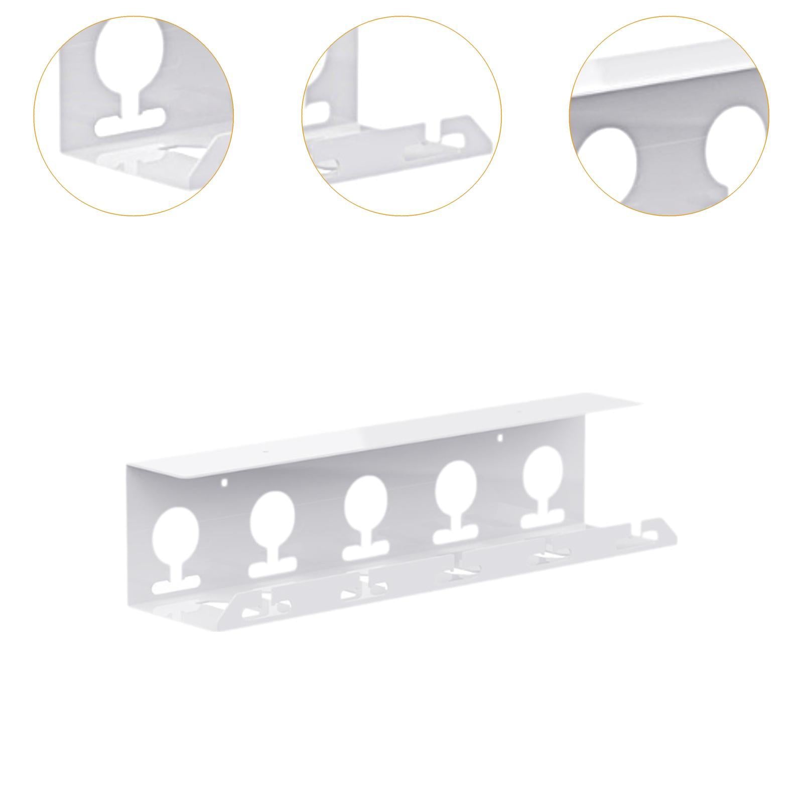 Under Desk Cable Organizer Wire Management Tray for Cable Storage Home Table 50cm