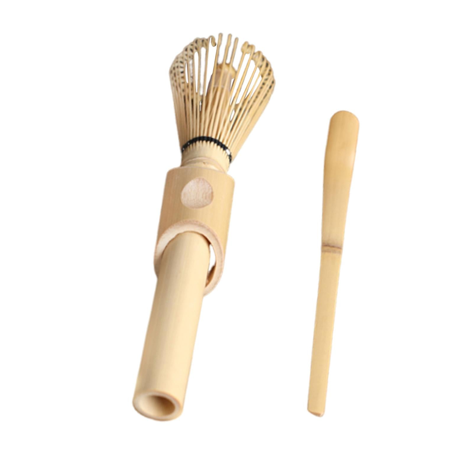 Tea Whisk Bamboo Matcha Utensil with Scoop Traditional for Tea Room Greeting