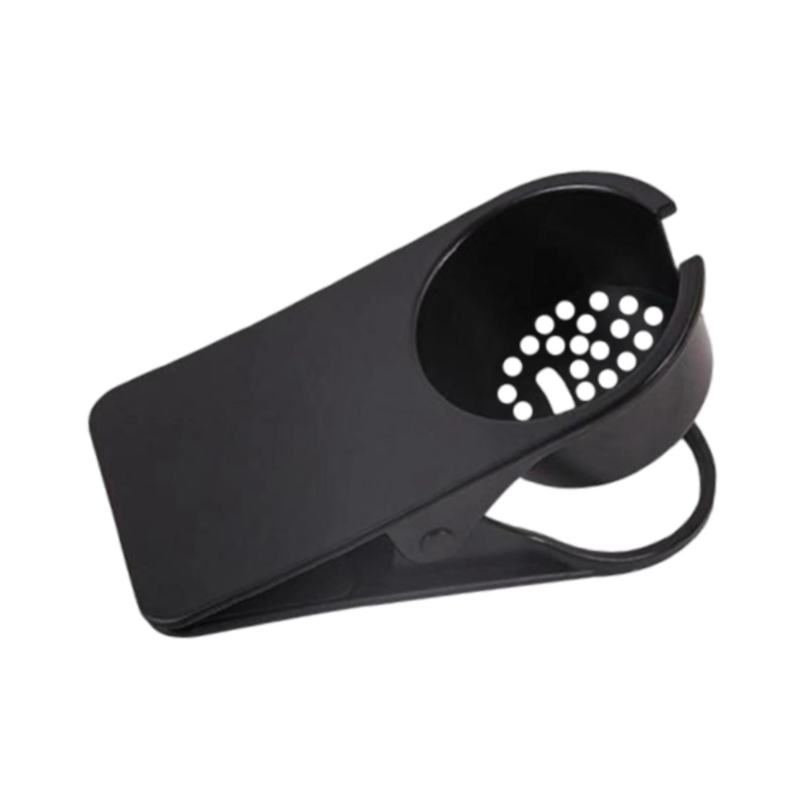 Desk Cup Holder Clip Convenient Table Cup Holder for Gaming Desk Home Office Black