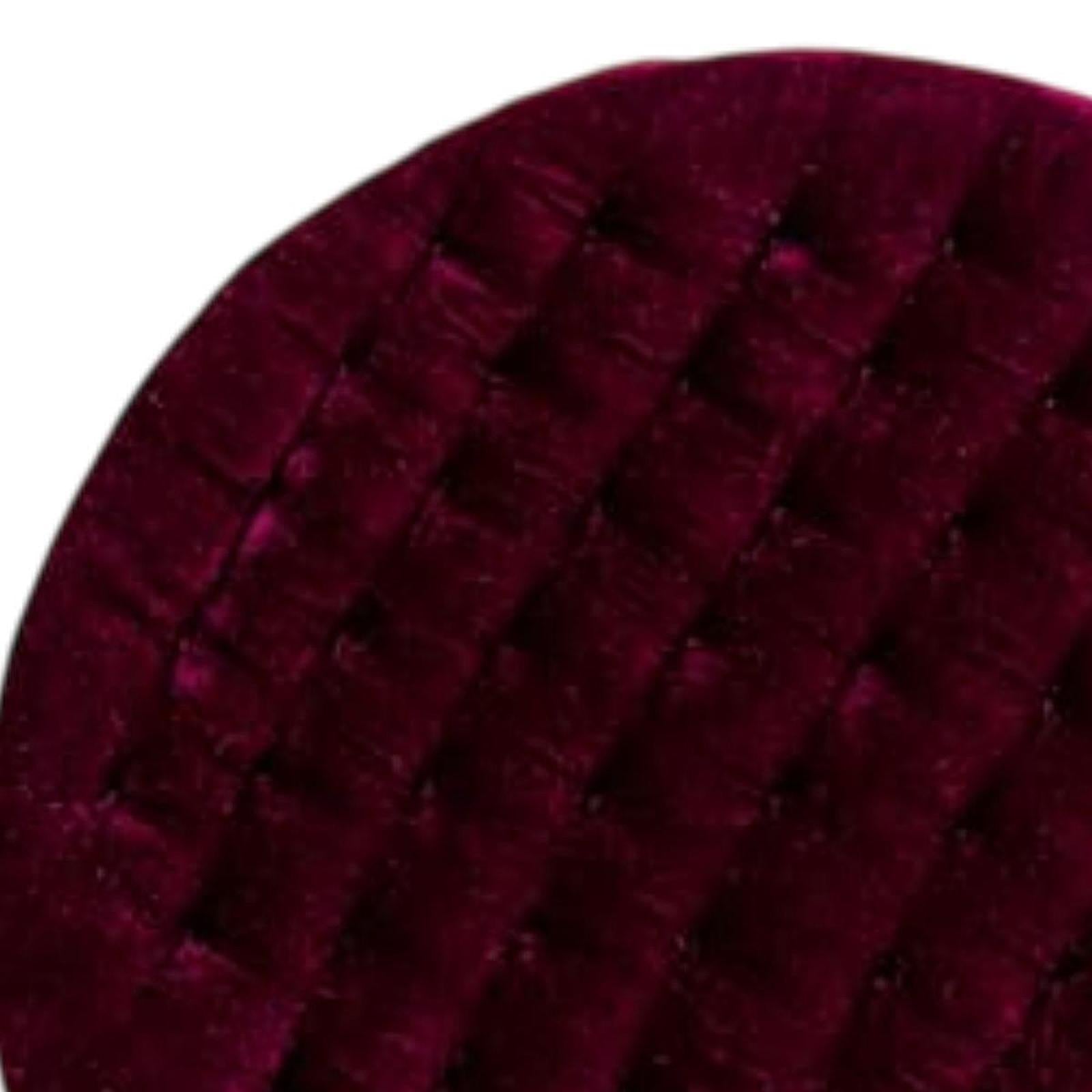 Round Chair Seat Cushion Floor Pouf Decoration for Garden Indoor Living Room Purple