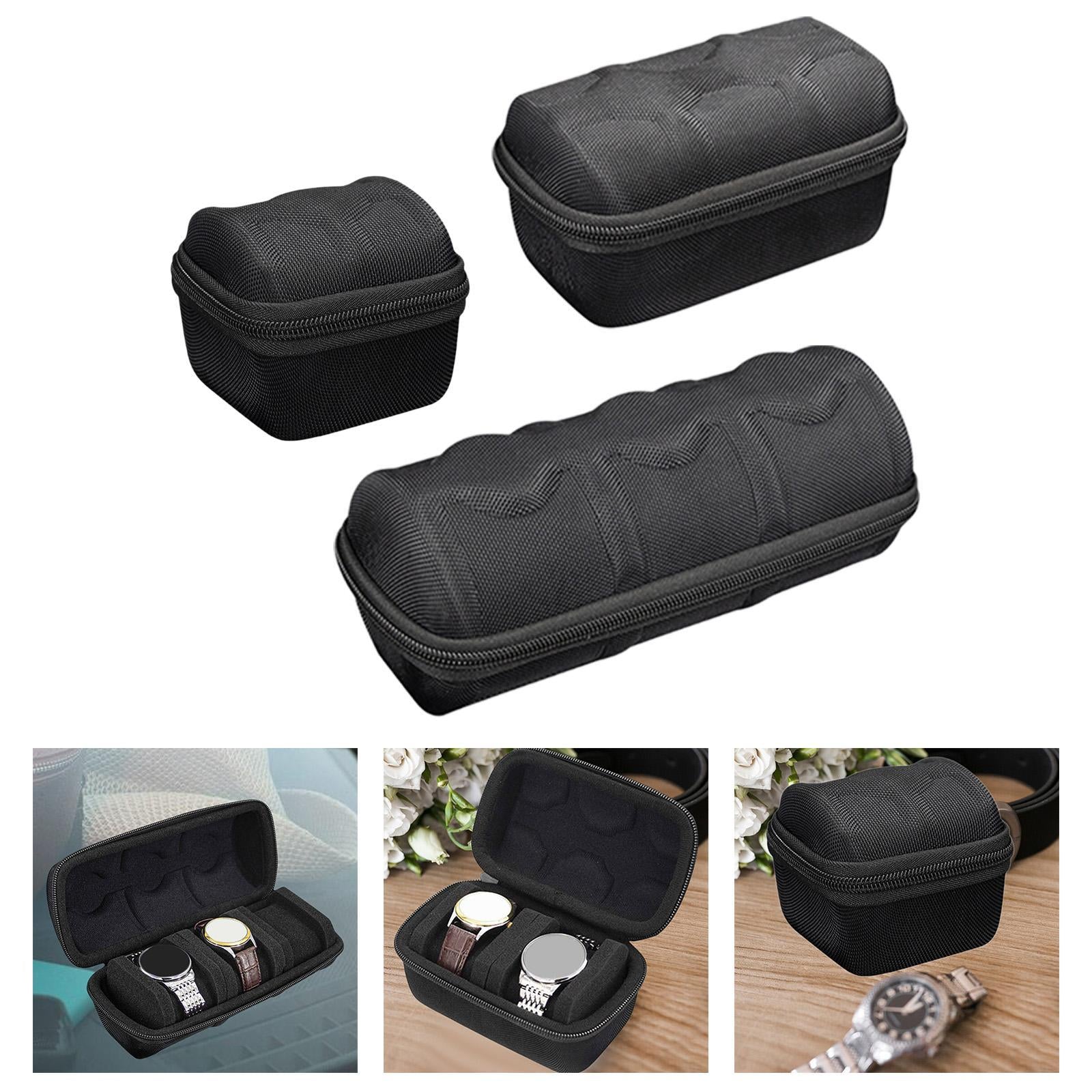 Watch Box Foam Watch Pillow EVA Protection Carrying Case for Men Women Gifts 9x9x7.5cm