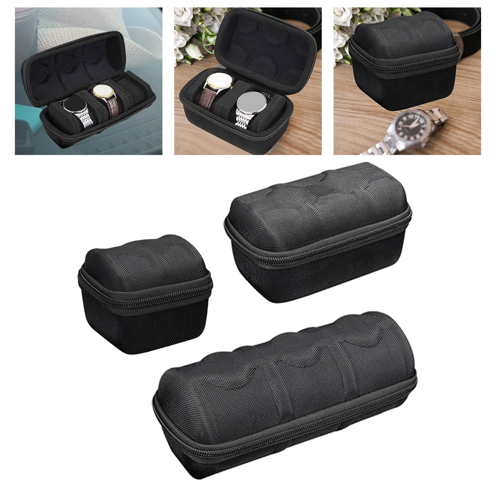 Watch Box Foam Watch Pillow EVA Protection Carrying Case for Men Women Gifts 9x9x7.5cm