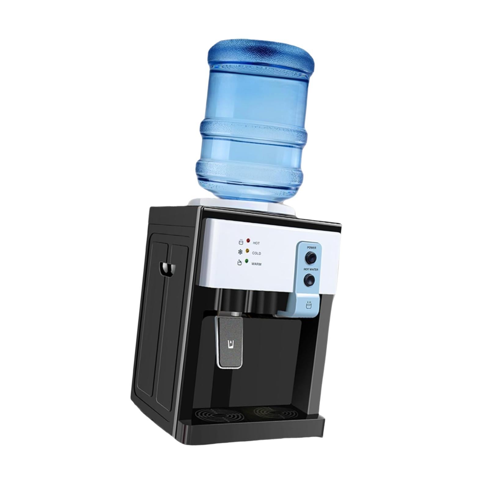 Water Dispenser Hot and Cold Water Room Temperature for Room Dorm Countertop white