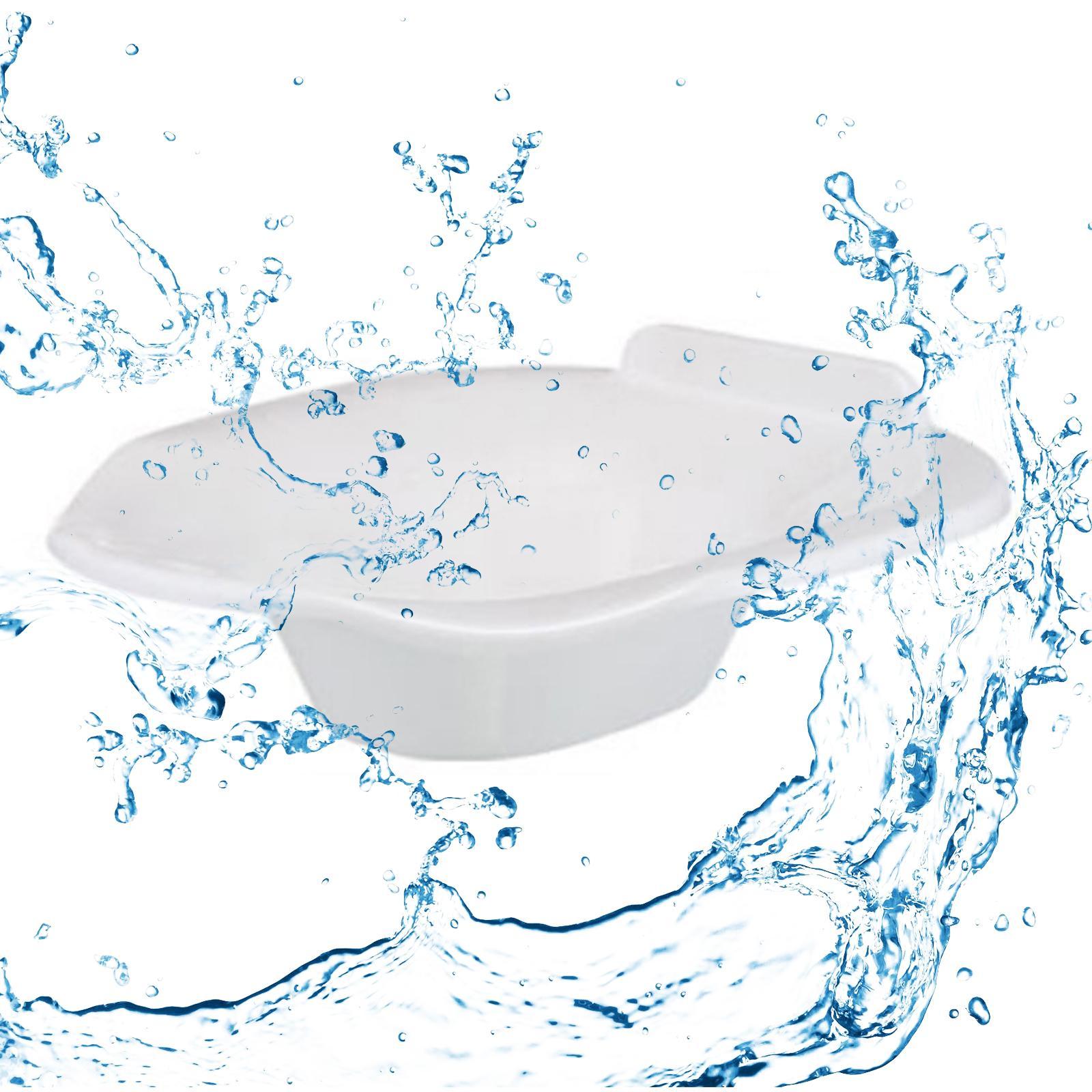 Toilet Seat Sits Bath Bidet Washing Hip Bath Basin for Bathroom Hotel Travel White
