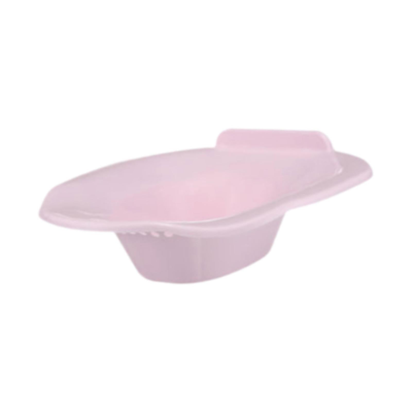 Toilet Seat Sits Bath Bidet Washing Hip Bath Basin for Bathroom Hotel Travel Pink