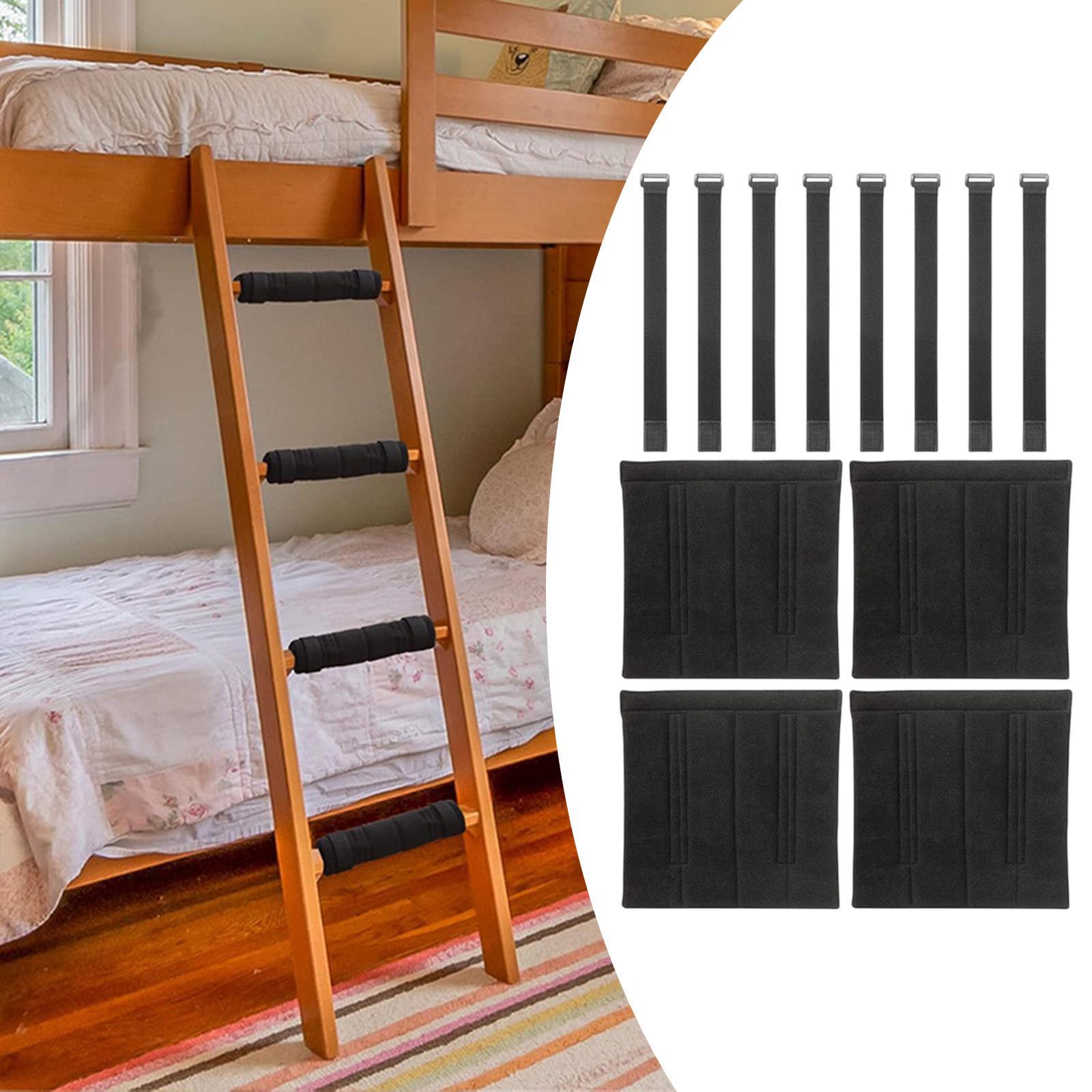4 Pieces Bunk Bed Ladder Pads Safe Ladder Step Pads for Bar Loft Bed Armrest