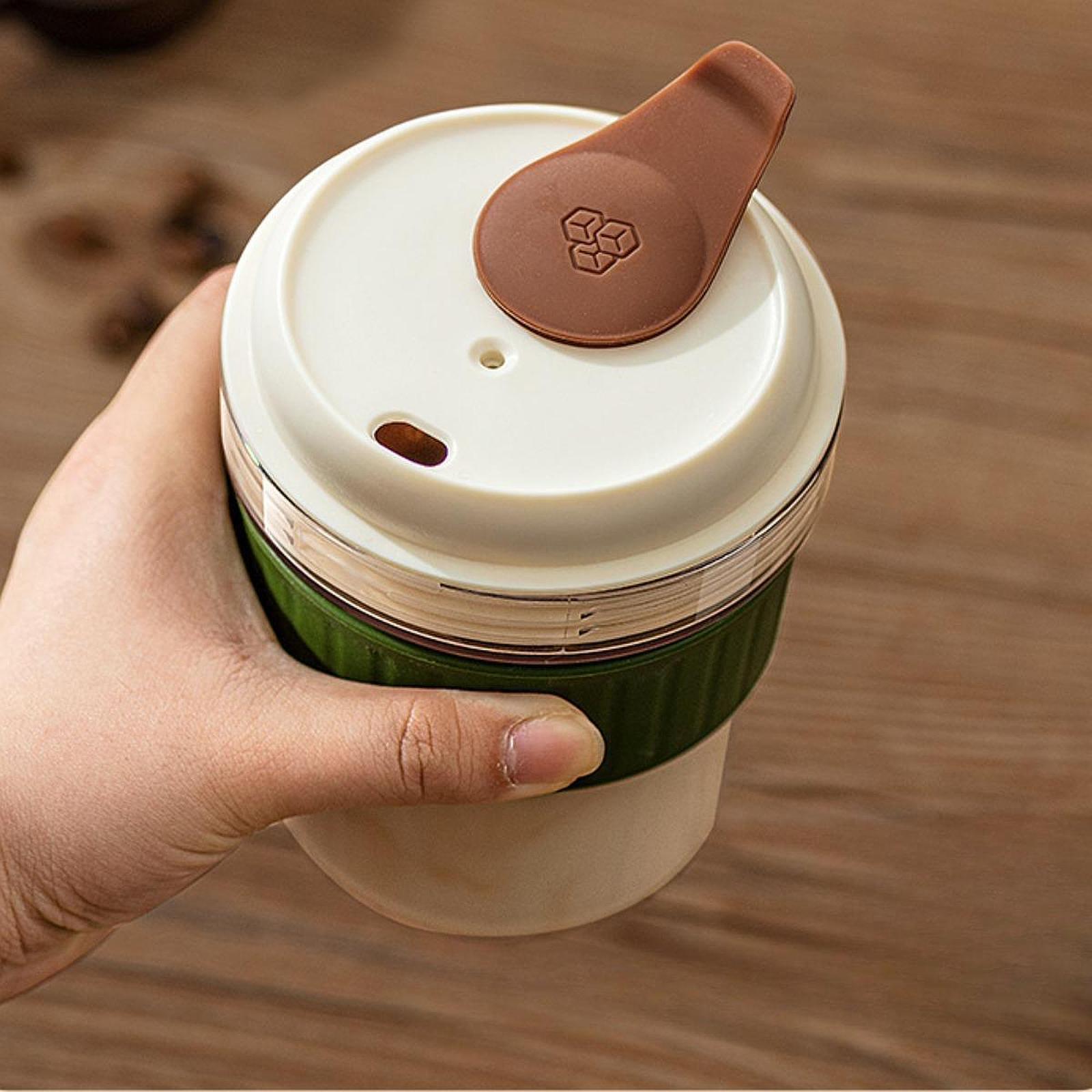 Coffee Cup with Ice Cube Tray Travel Mug Ice Drink Mug Reusable Iced Tea Cup