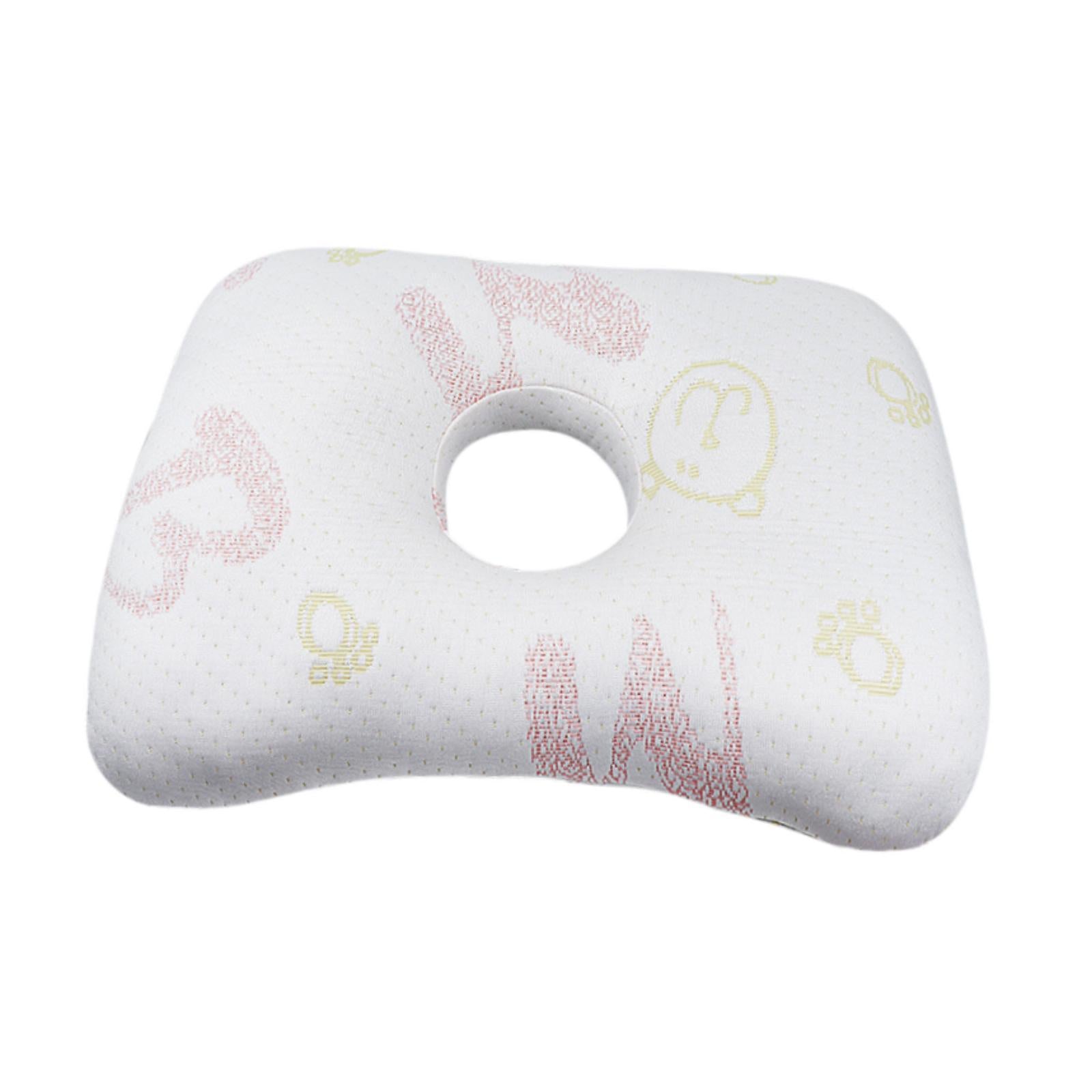 Ear Piercing Pillow Comfortable Cotton Filling Neck Head Support with A Hole Style E