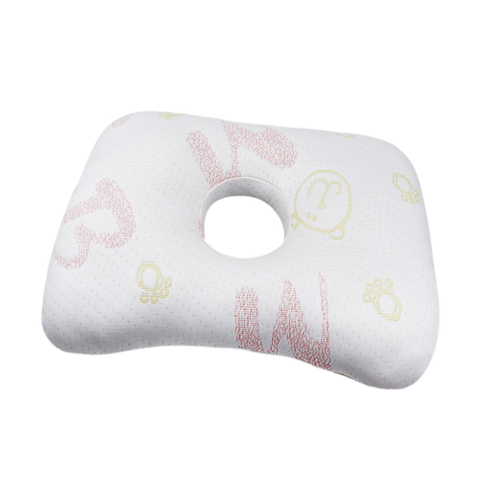 Ear Piercing Pillow Comfortable Cotton Filling Neck Head Support with A Hole Style E