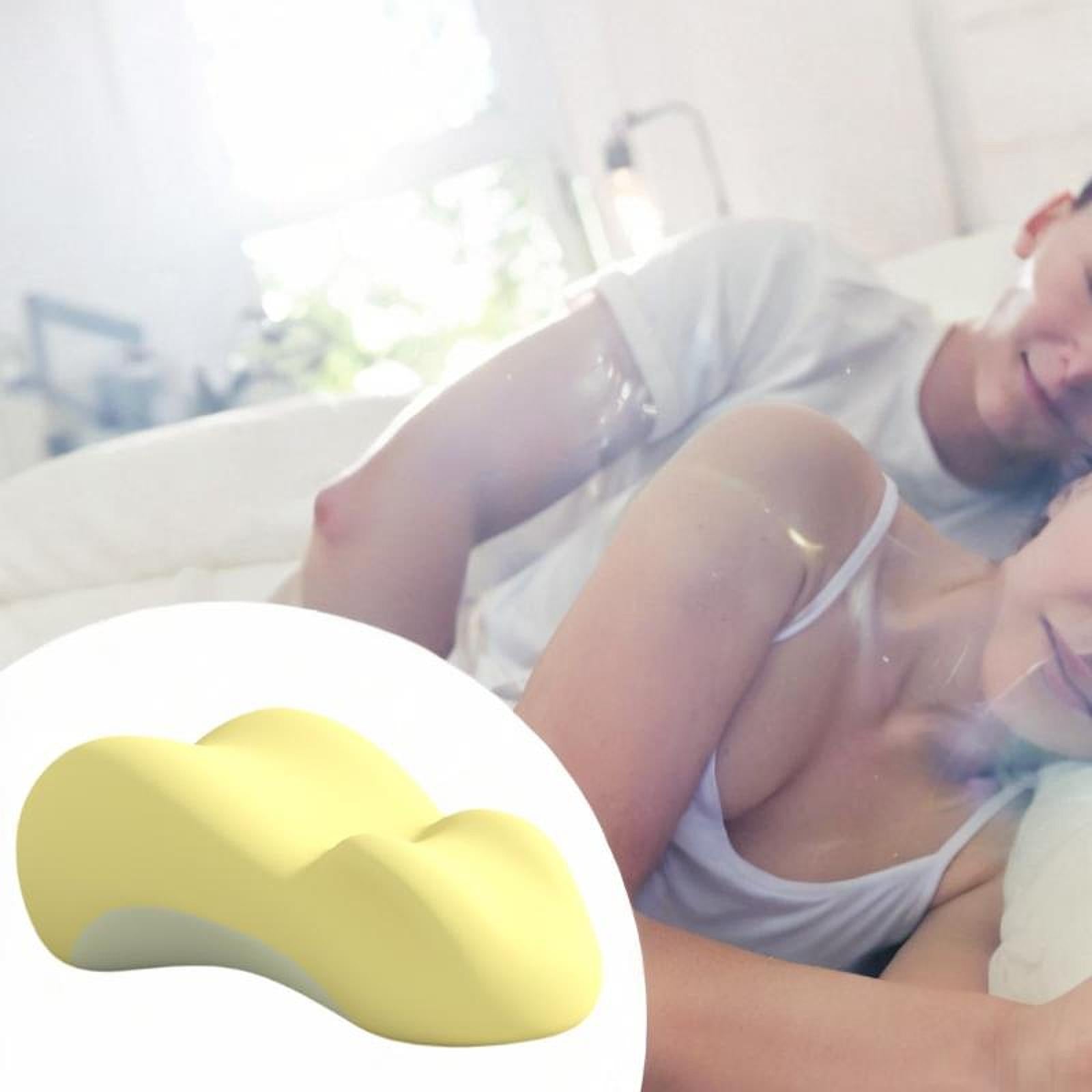 Leg Elevate Pillow Washable Cover Ergonomic Positioning Pillow for Bedroom Yellow
