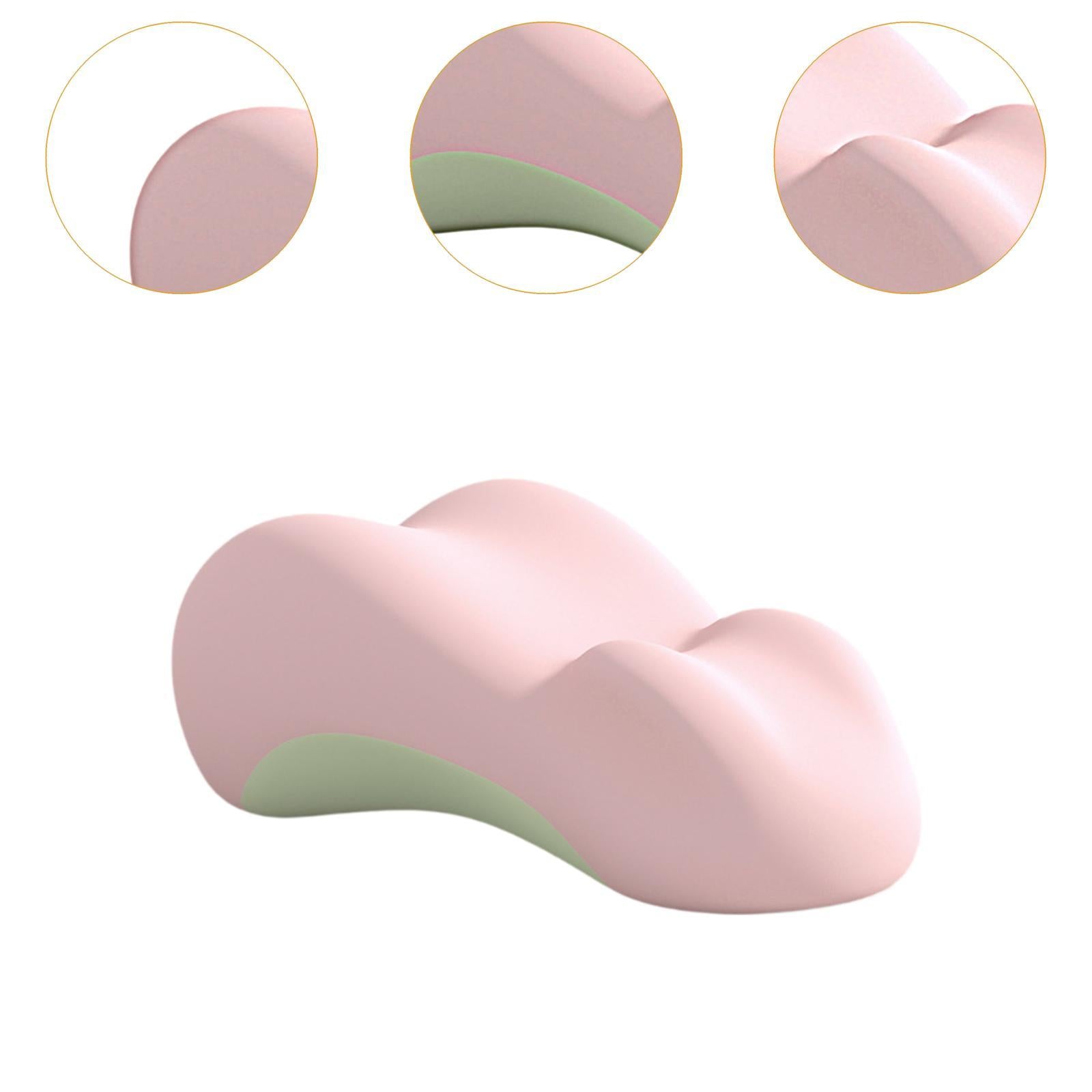 Leg Elevate Pillow Washable Cover Ergonomic Positioning Pillow for Bedroom Pink