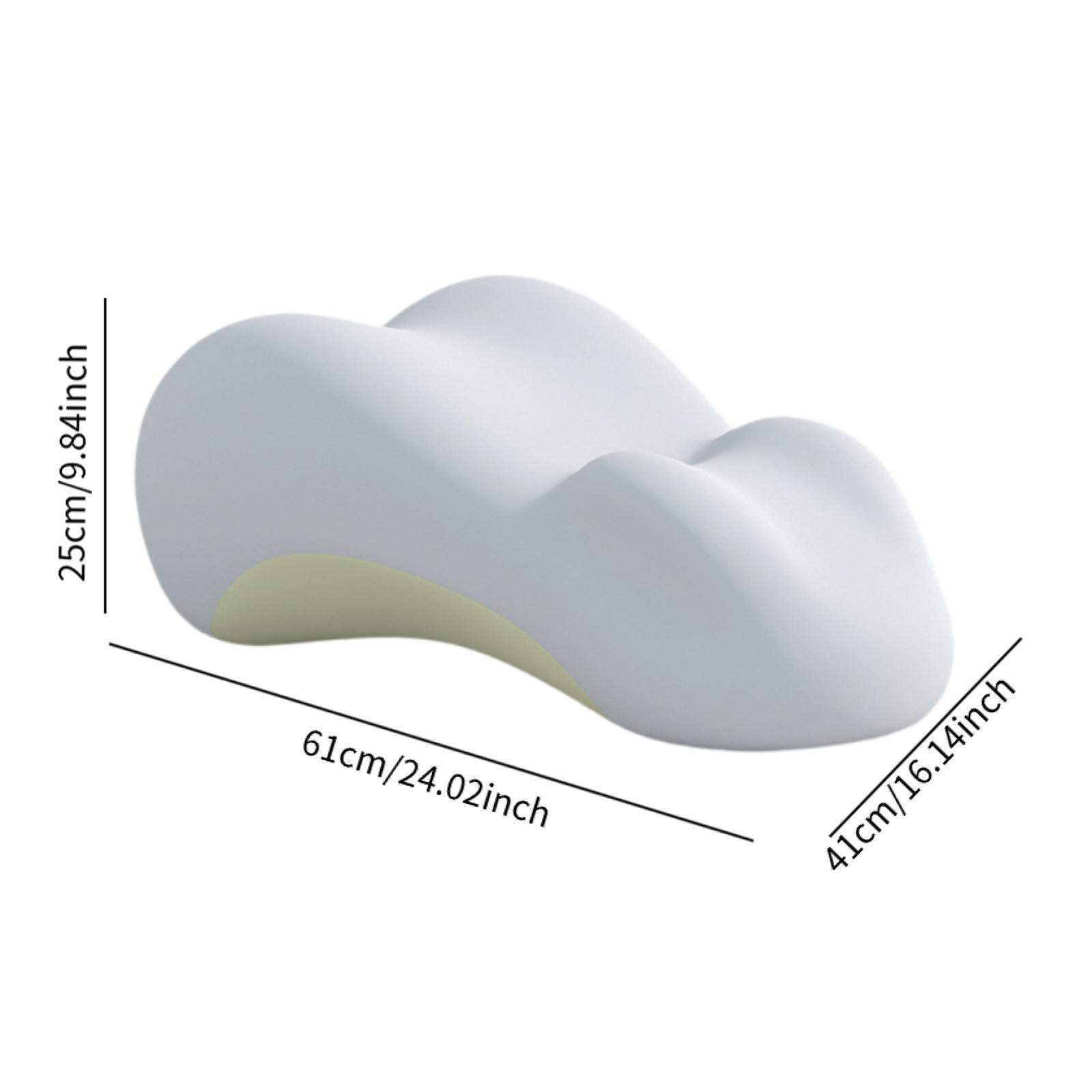 Leg Elevate Pillow Washable Cover Ergonomic Positioning Pillow for Bedroom Gray