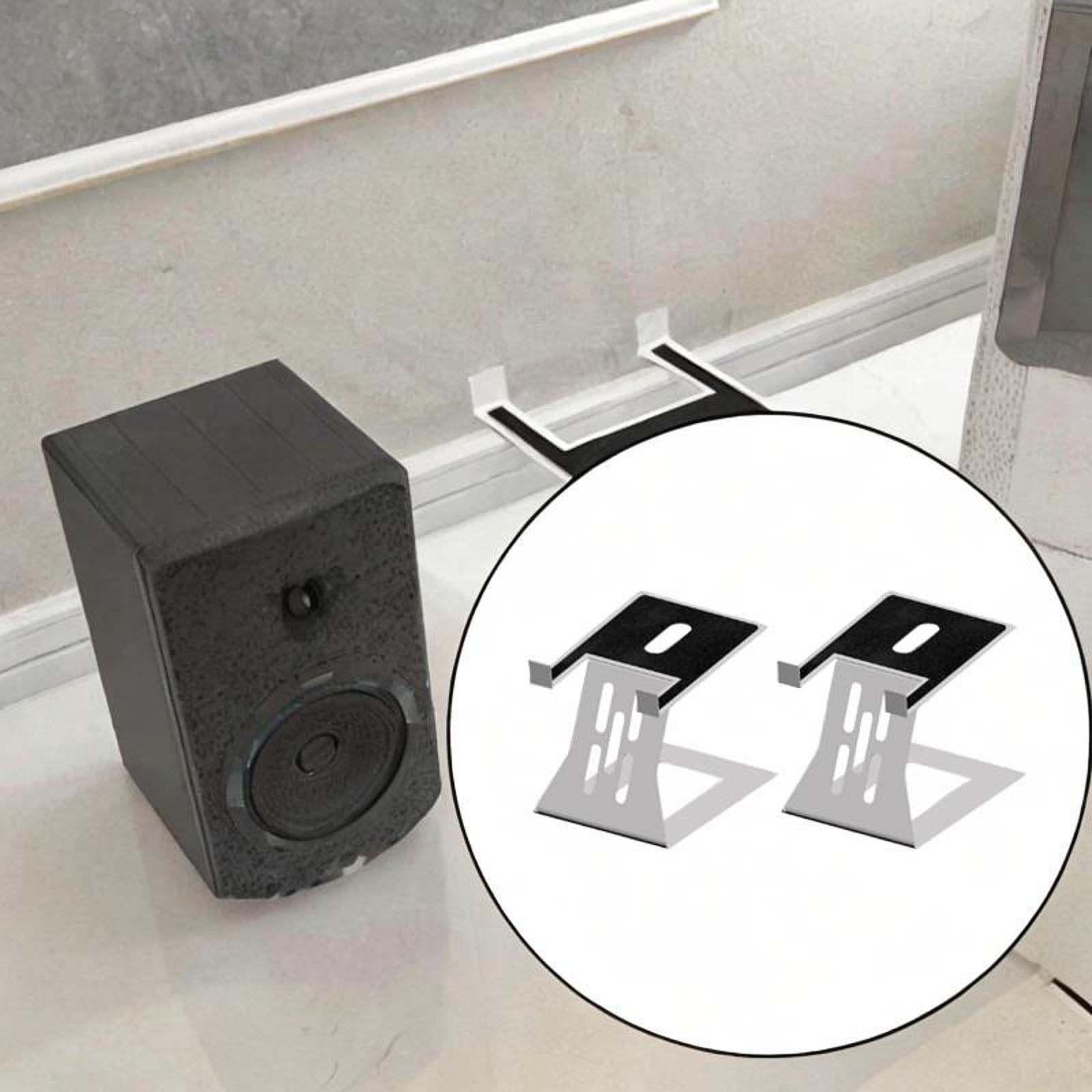 Desktop Speaker Stand Nonslip Speaker Bracket for Bookshelf Home Sturdy Room