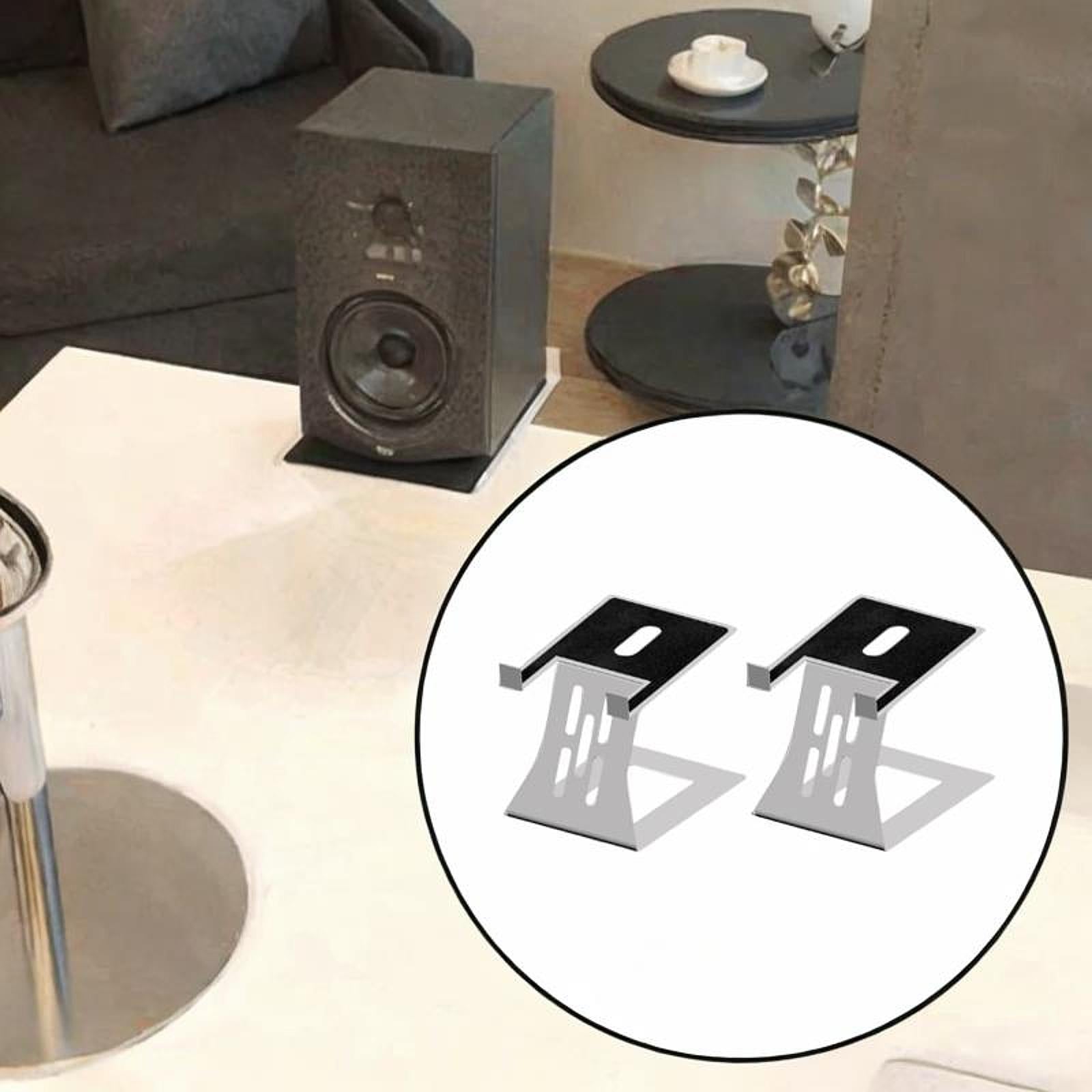 Desktop Speaker Stand Nonslip Speaker Bracket for Bookshelf Home Sturdy Room