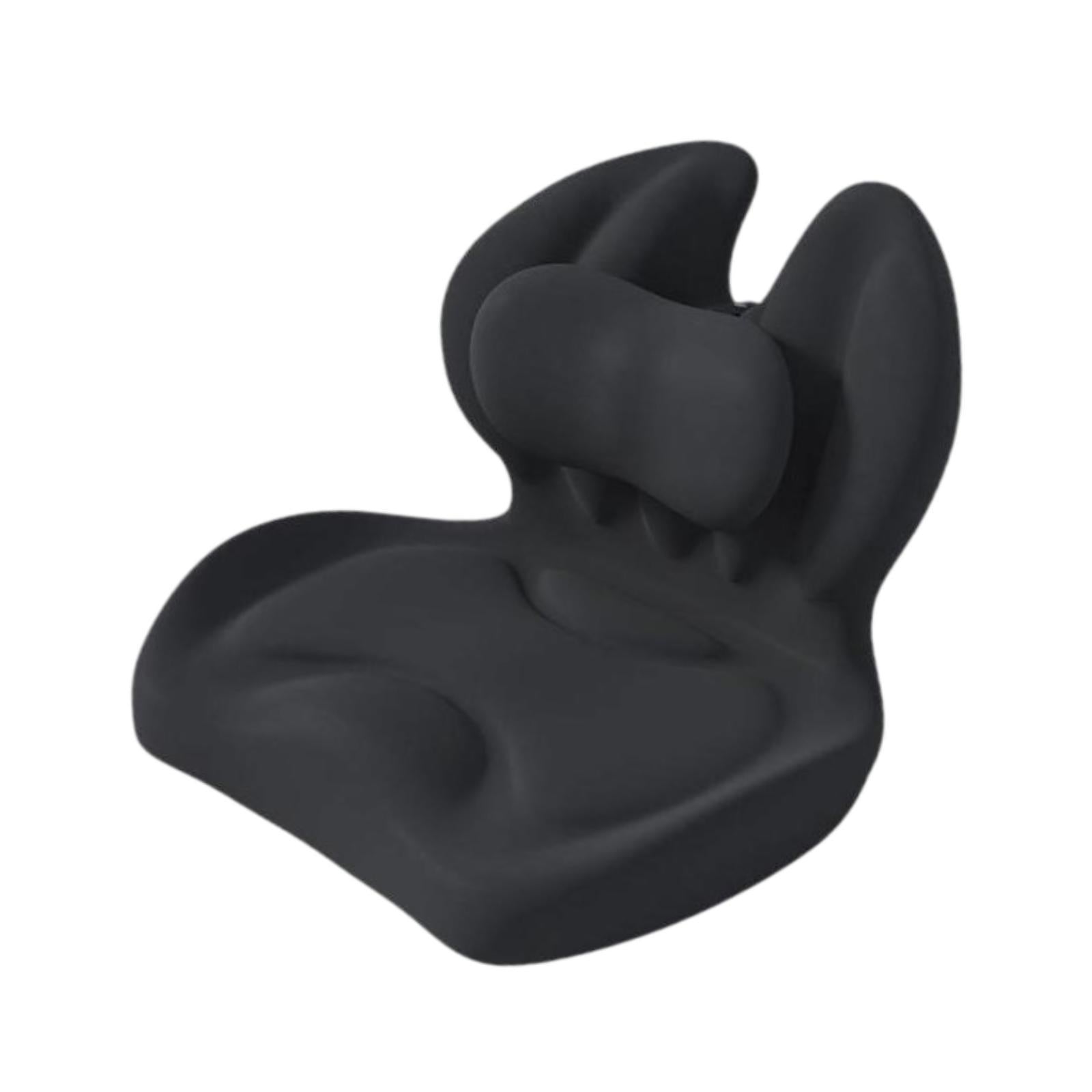 Memory Foam Seat Cushion Coccyx Cushions for Tailbone Car Seats Gaming Chair Black