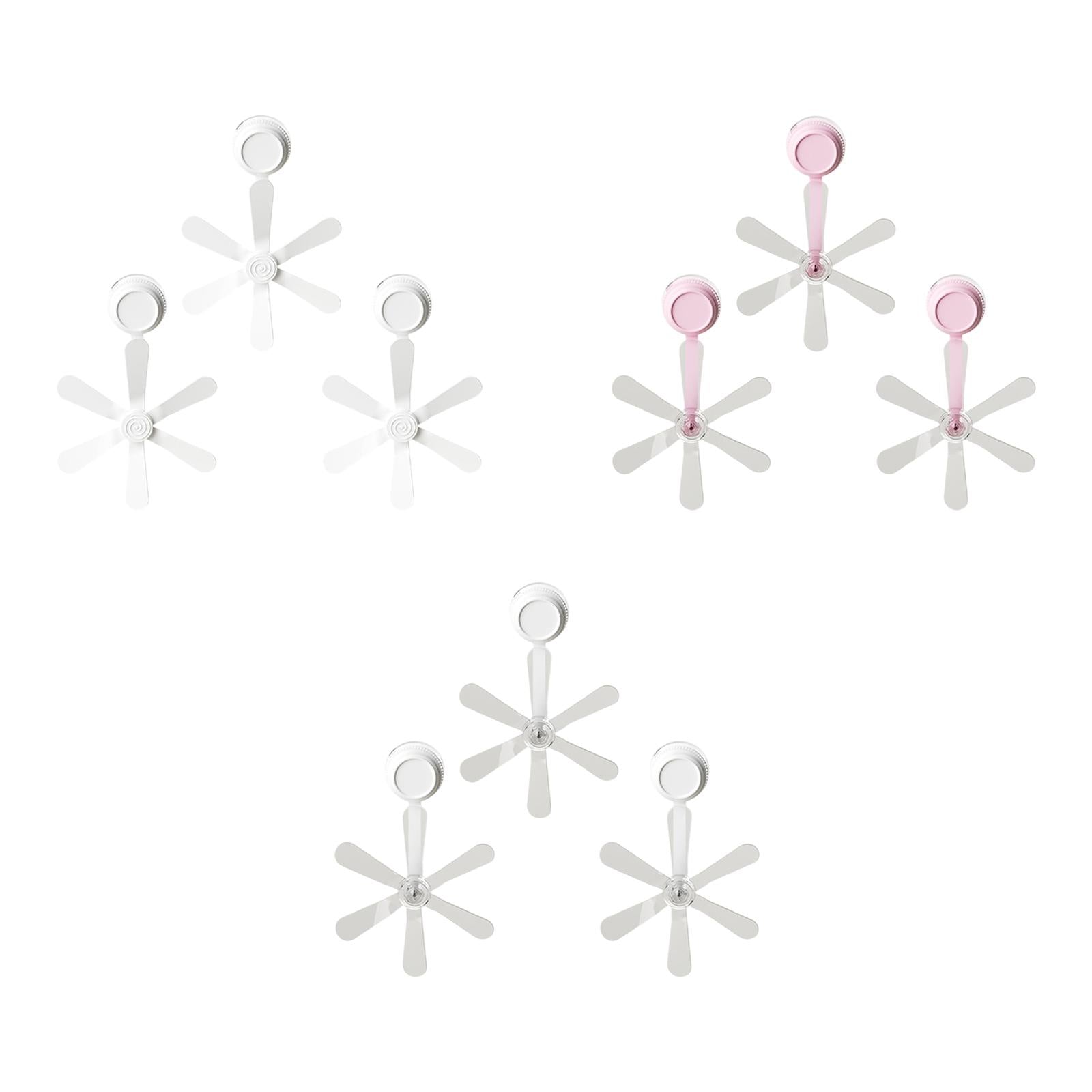 3Pcs Air Conditioner Air Deflector Windshield Accessory for Office Buildings White
