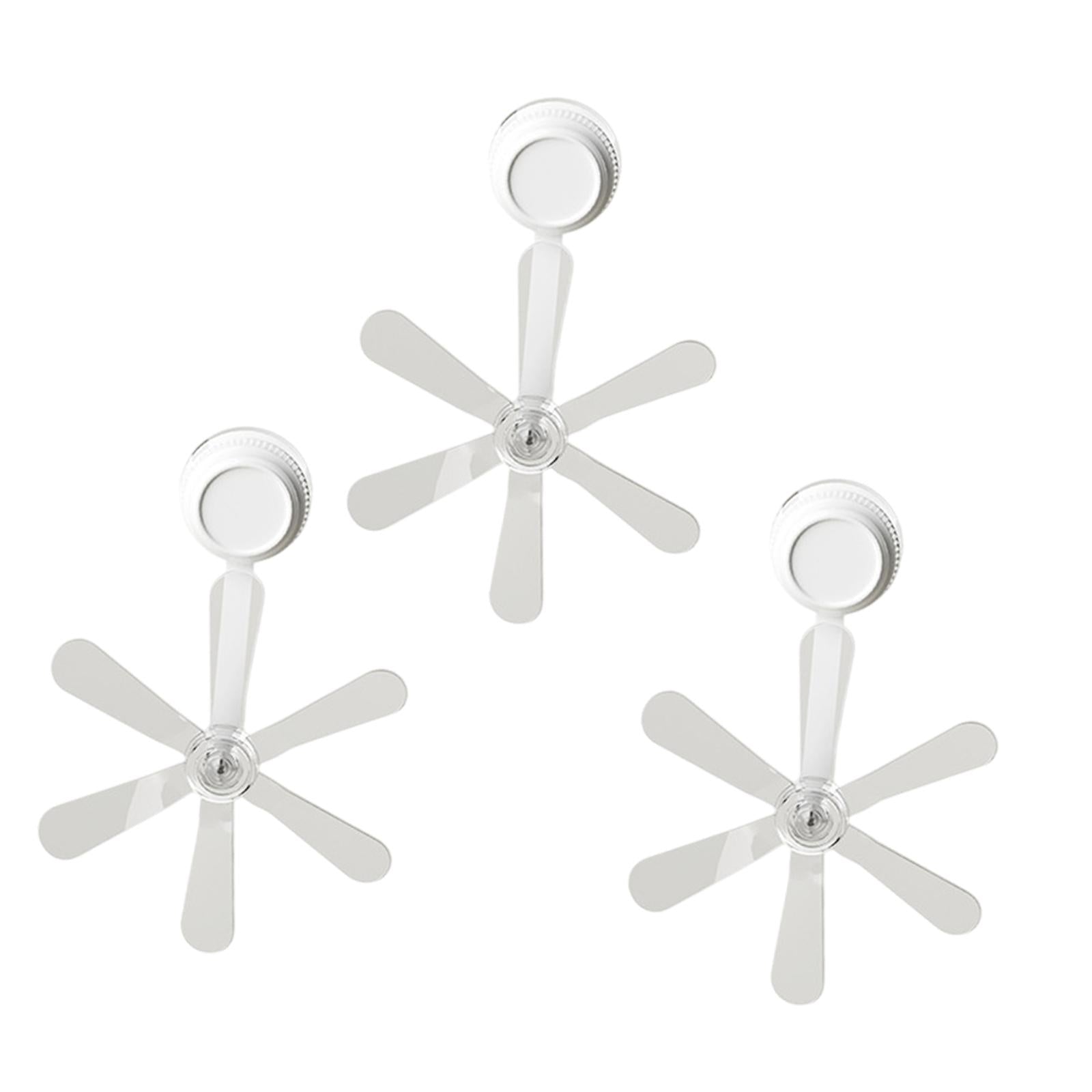 3Pcs Air Conditioner Air Deflector Windshield Accessory for Office Buildings Clear