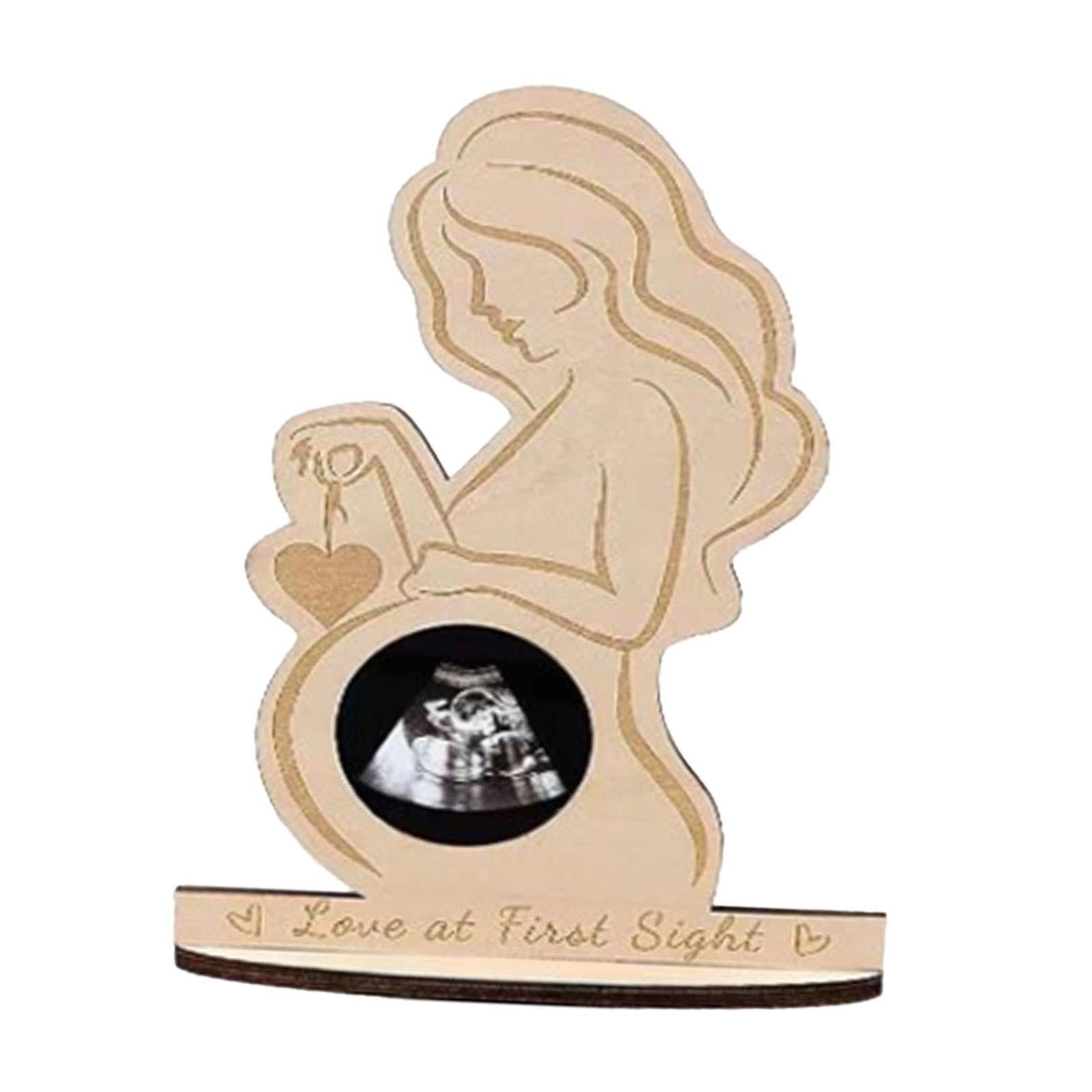 Wooden Ornament New Mom Gifts Easy to Assemble Handmade Wood Sign Desk Decor