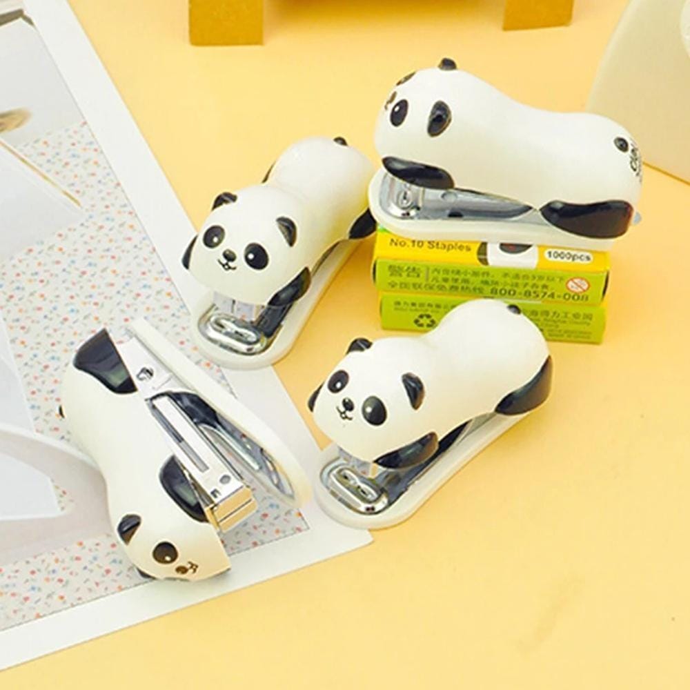 Deli Creative Stationery Small Panda Stapler Office School Stapler