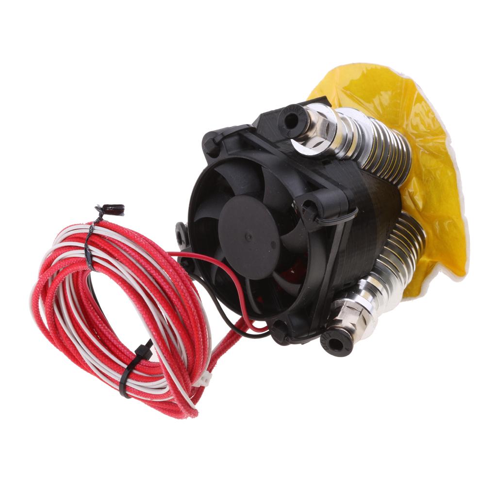 12V 40W Extruder Hotend 3D V6 Heatsink 3 IN 1 OUT 0.4mm 1.75mm Multi Nozzle