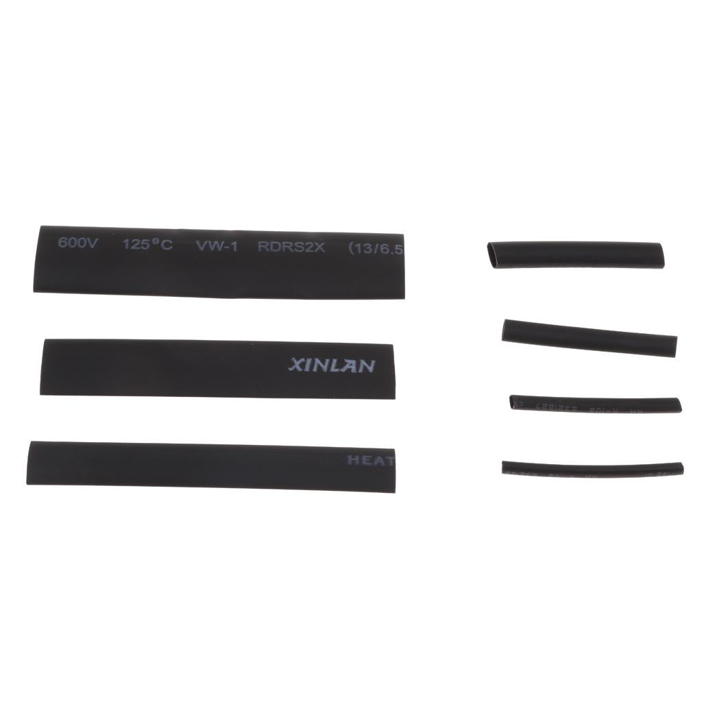 127 Pieces Weatherproof Heat Shrink Sleeving Tubing Tube Assortment Kit