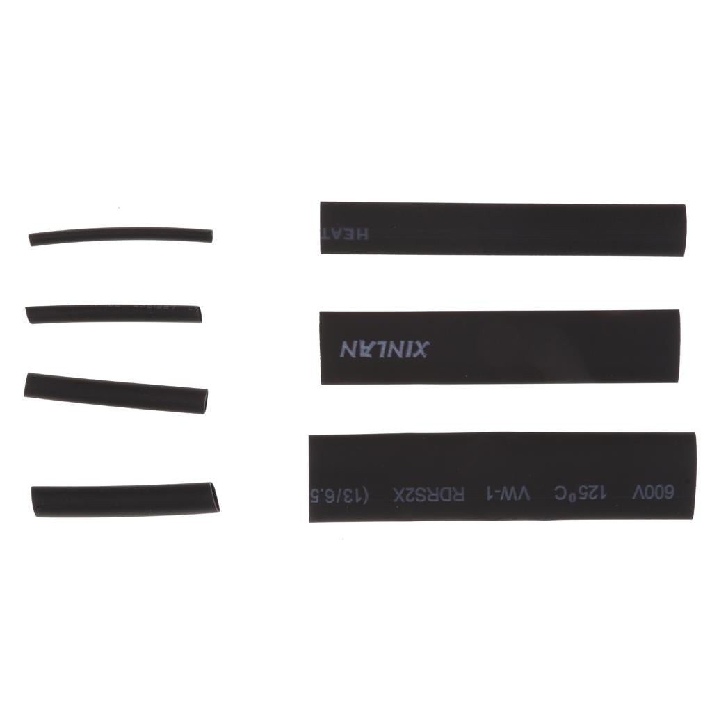 127 Pieces Weatherproof Heat Shrink Sleeving Tubing Tube Assortment Kit