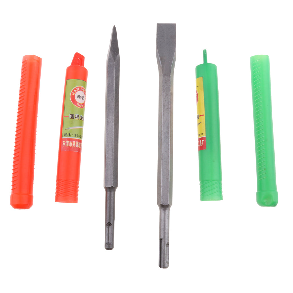 14mm Round Shank Point Chisel and Flat Chisel for Rotary Hammer