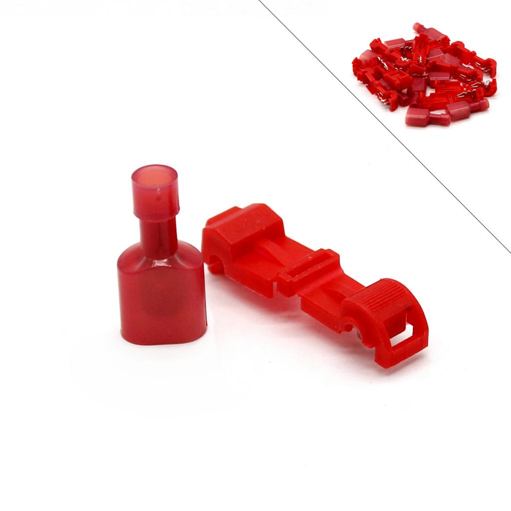 30 T-Taps/Male Insulated Wire Terminal Connector Combo Set 14-16 10-12 18-22