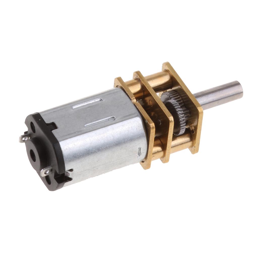 DC 6V High Torque Gear Motor Mini Electrical Speed Reduction Motor 74rpm