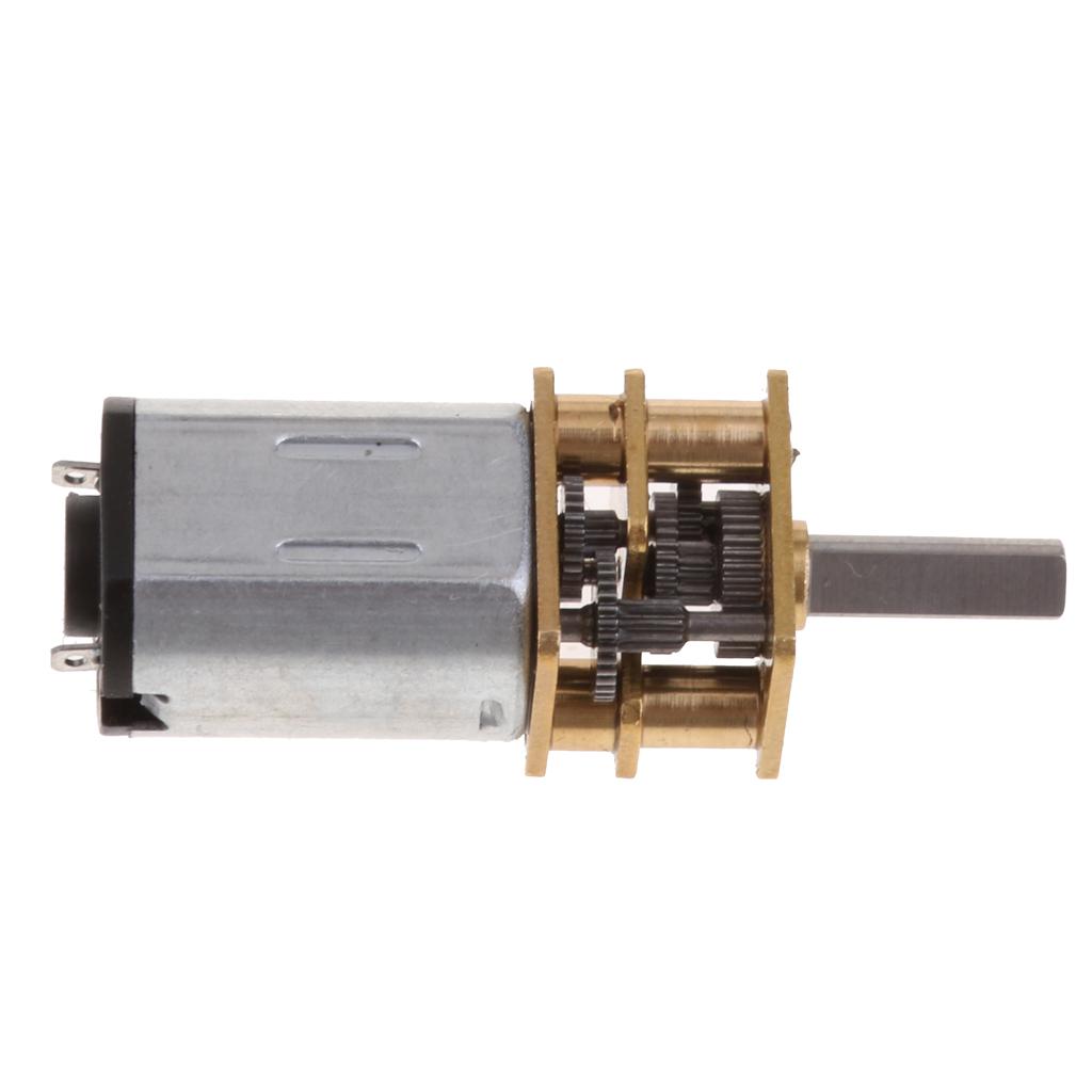 DC 6V High Torque Gear Motor Mini Electrical Speed Reduction Motor 100rpm