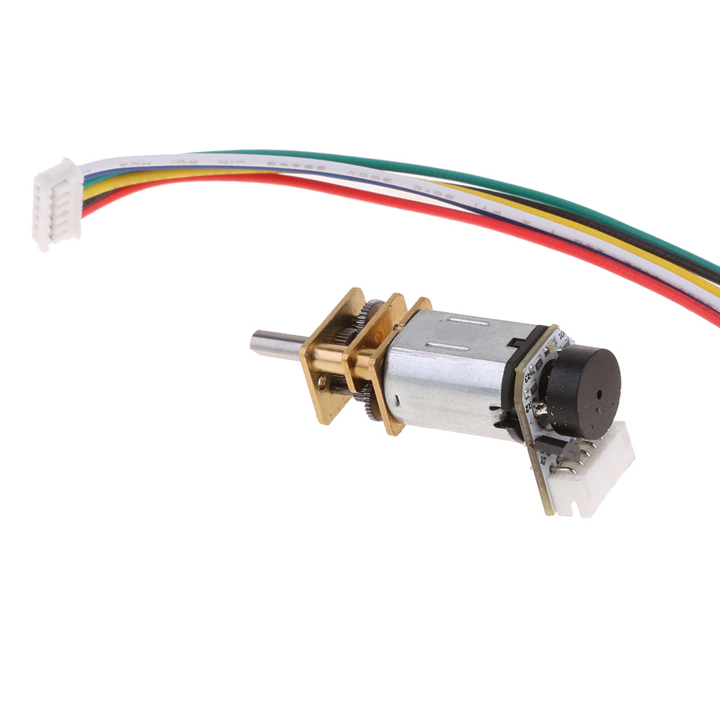 DC 12V Micro Gear Motor Electric Speed Reduction Motor Gearbox Coder 78rpm