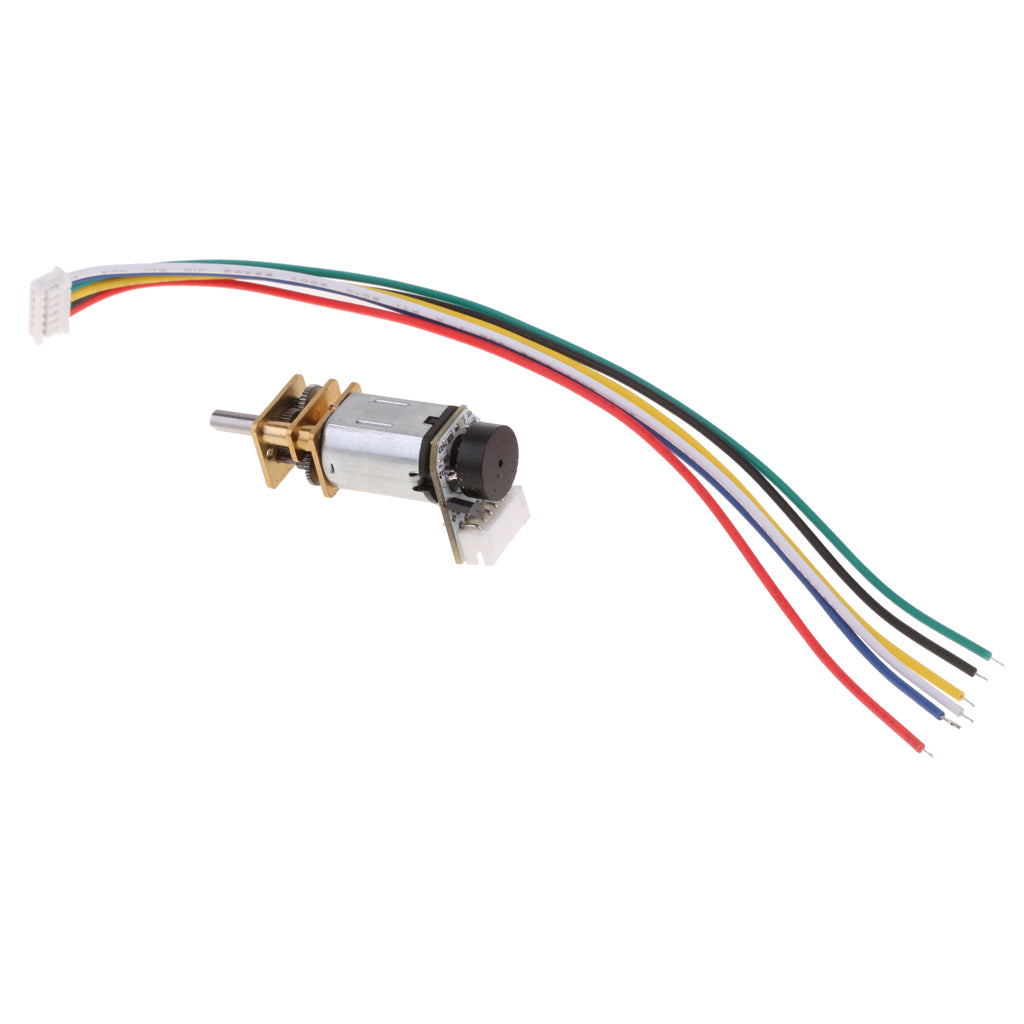DC 12V Micro Gear Motor Electric Speed Reduction Motor Gearbox Coder 78rpm