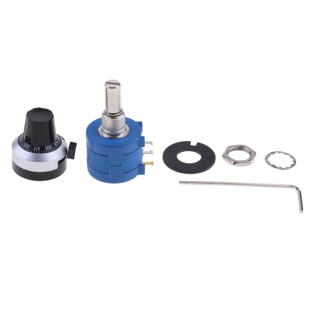 10K Ohm 3590S-2-103L Wirewound Potentiometer Multiturn Counting Dial Rotary