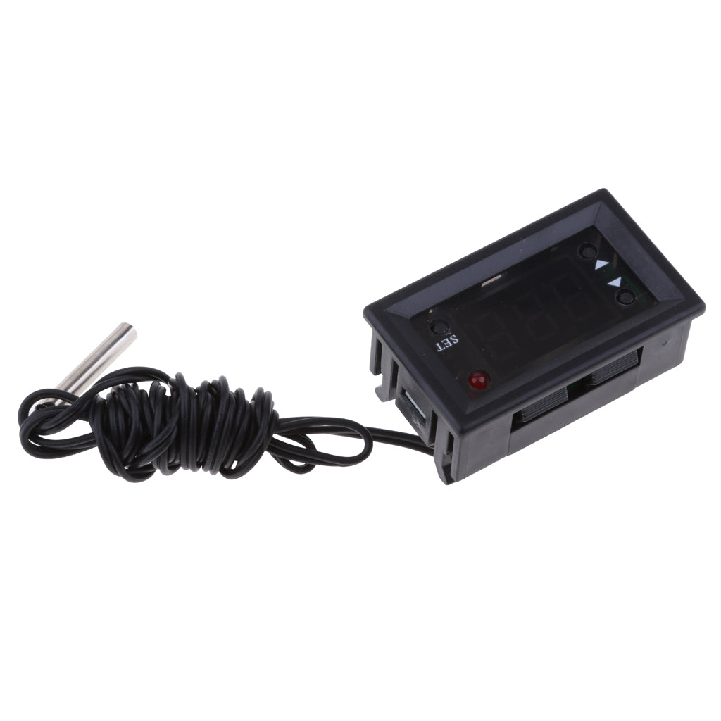Digital Temperature Meter Probe Thermostat Thermometer Control Switch 24V