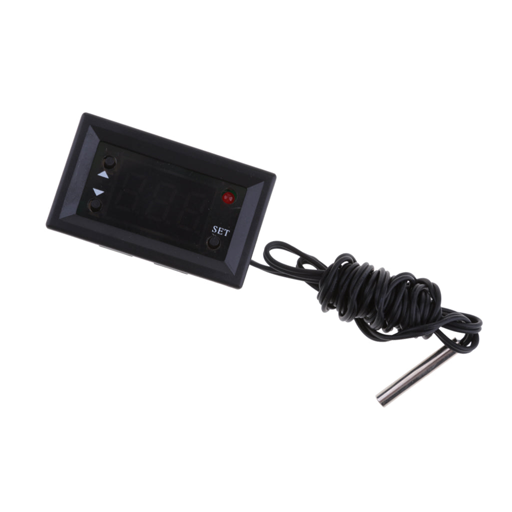 Digital Temperature Meter Probe Thermostat Thermometer Control Switch 24V
